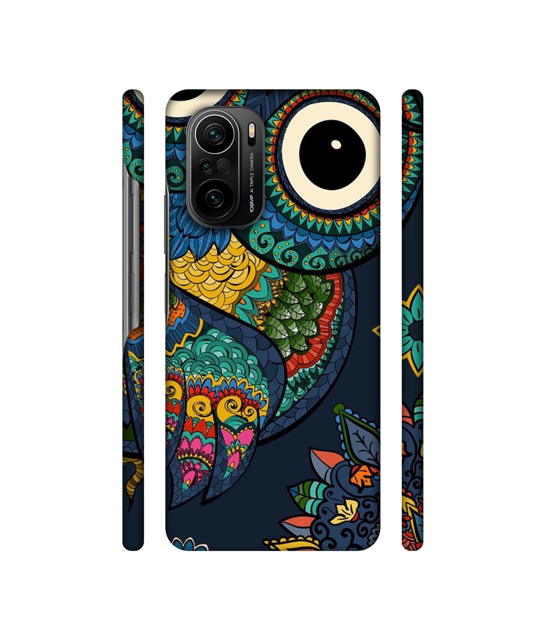 Owl Designer Hard Back Cover for Mi 11X / Mi 11X Pro / Mi Poco F3