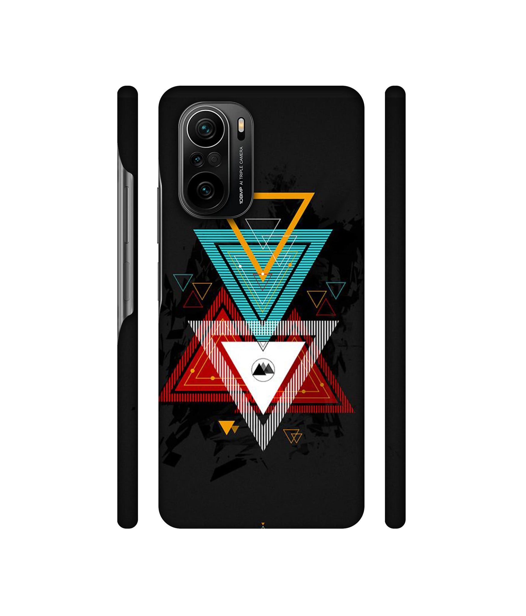 Illustrator Triangle Designer Hard Back Cover for Mi 11X / Mi 11X Pro / Mi Poco F3