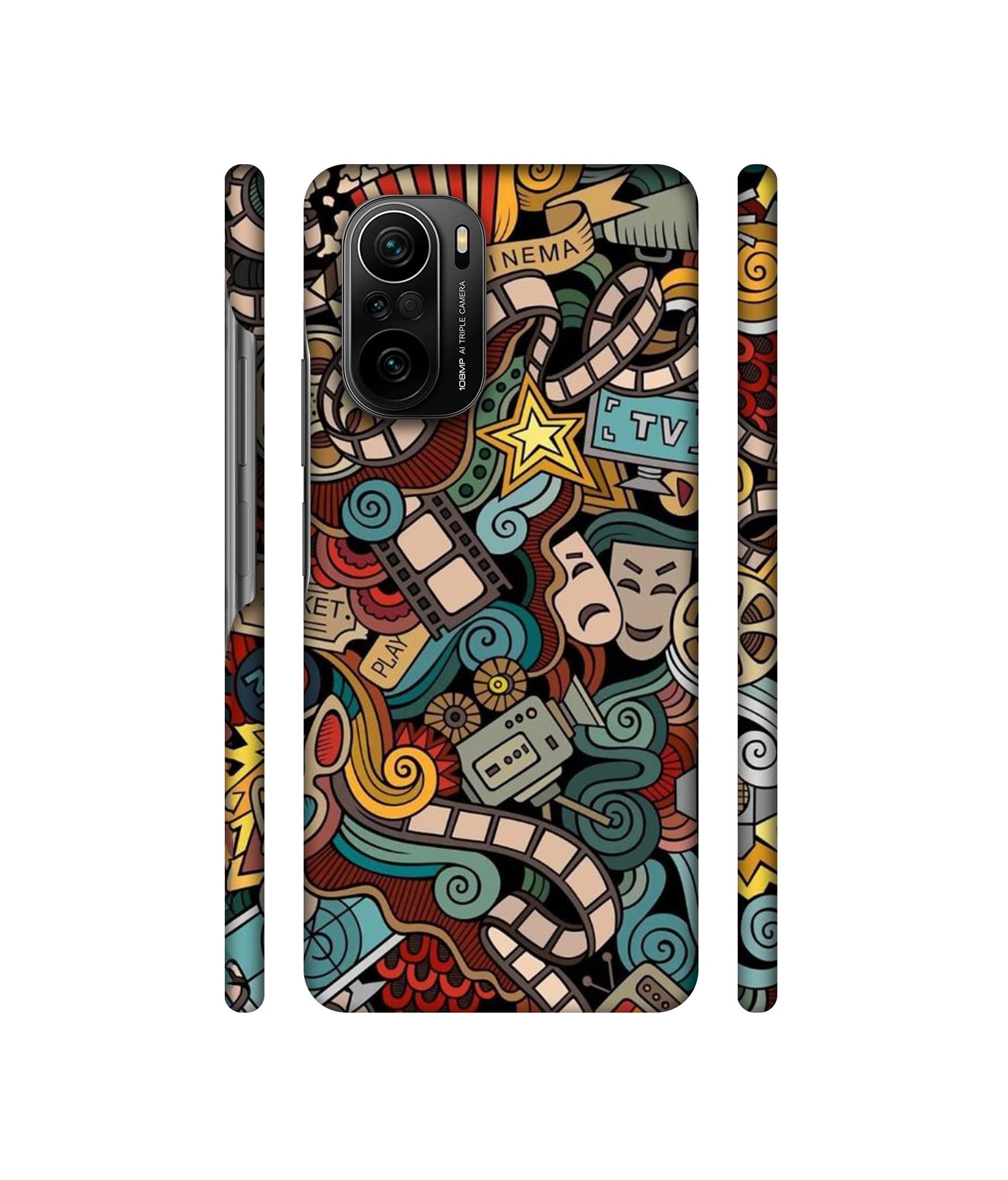 Movies Designer Hard Back Cover for Mi 11X / Mi 11X Pro / Mi Poco F3