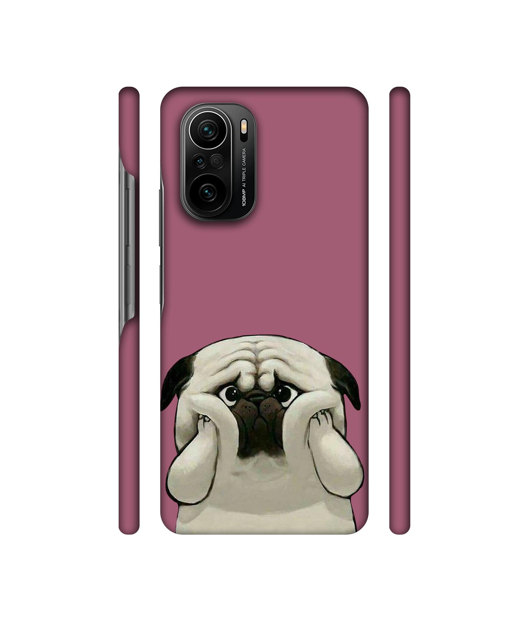 Pot Dog Purple Colour Designer Hard Back Cover for Mi 11X / Mi 11X Pro / Mi Poco F3