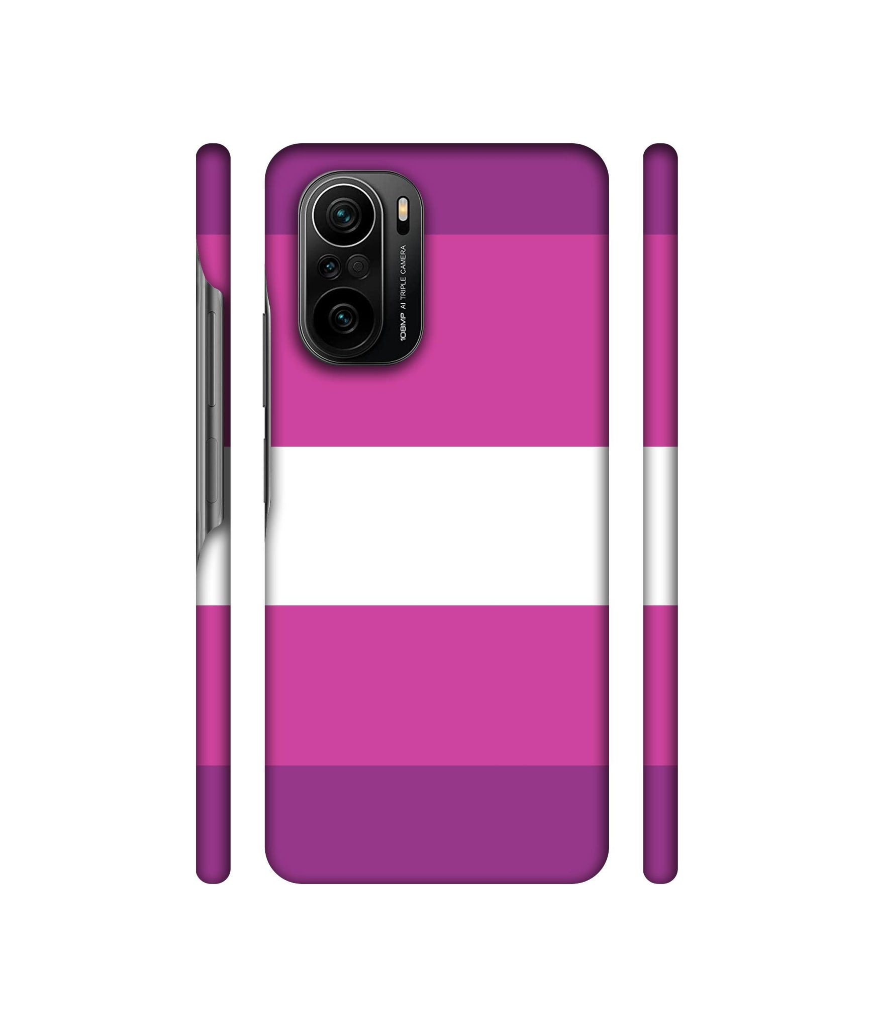 Purple Shade Straps Designer Hard Back Cover for Mi 11X / Mi 11X Pro / Mi Poco F3