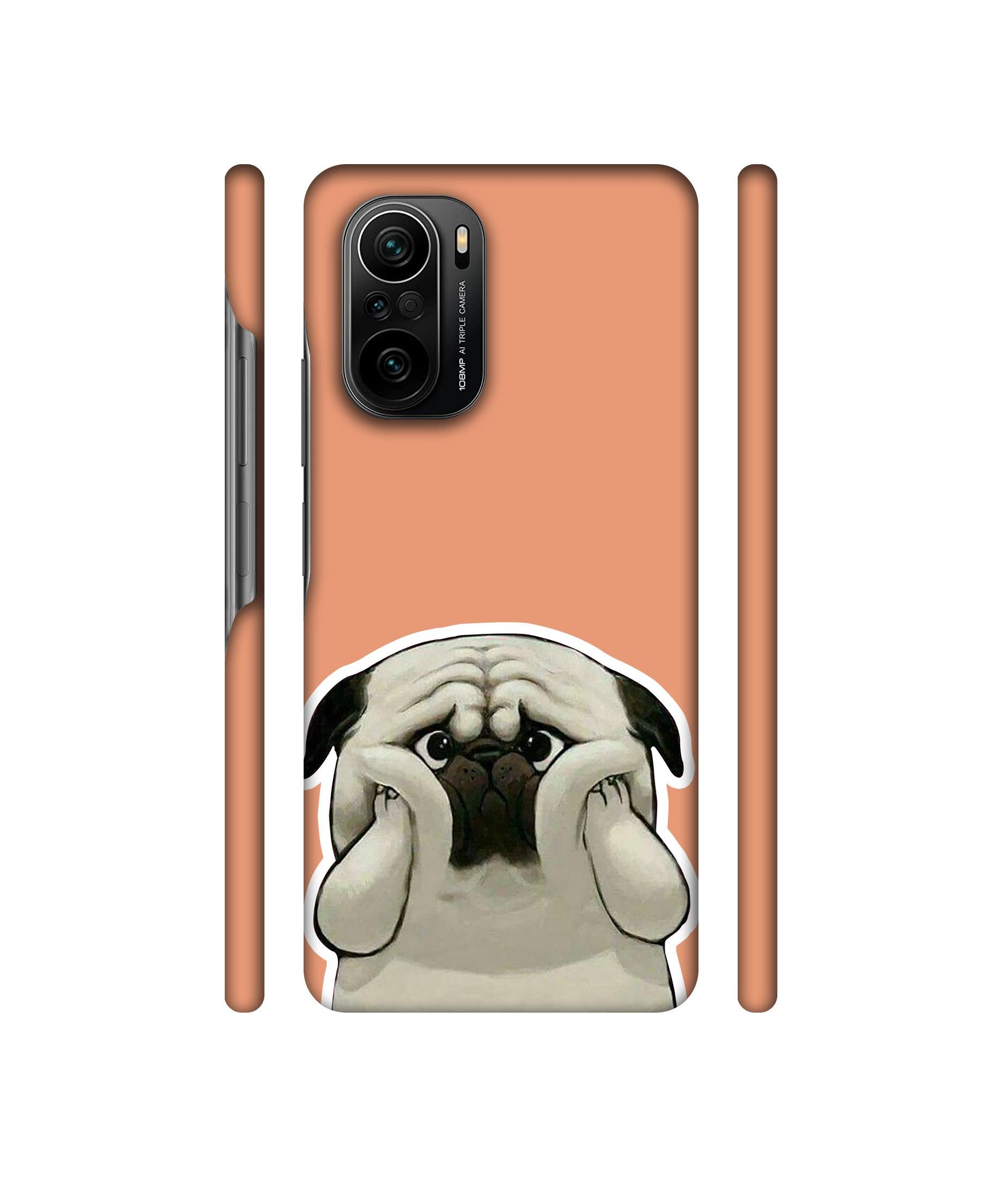 Pot Dog Pich Colour Designer Hard Back Cover for Mi 11X / Mi 11X Pro / Mi Poco F3