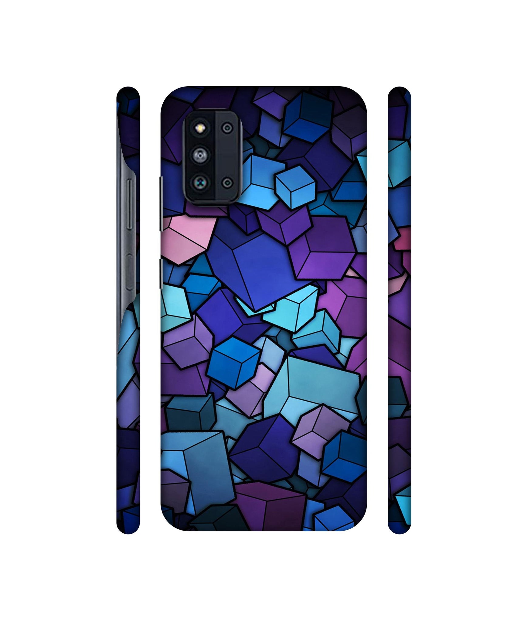 Color Box Designer Hard Back Cover for Samsung Galaxy F52 5G