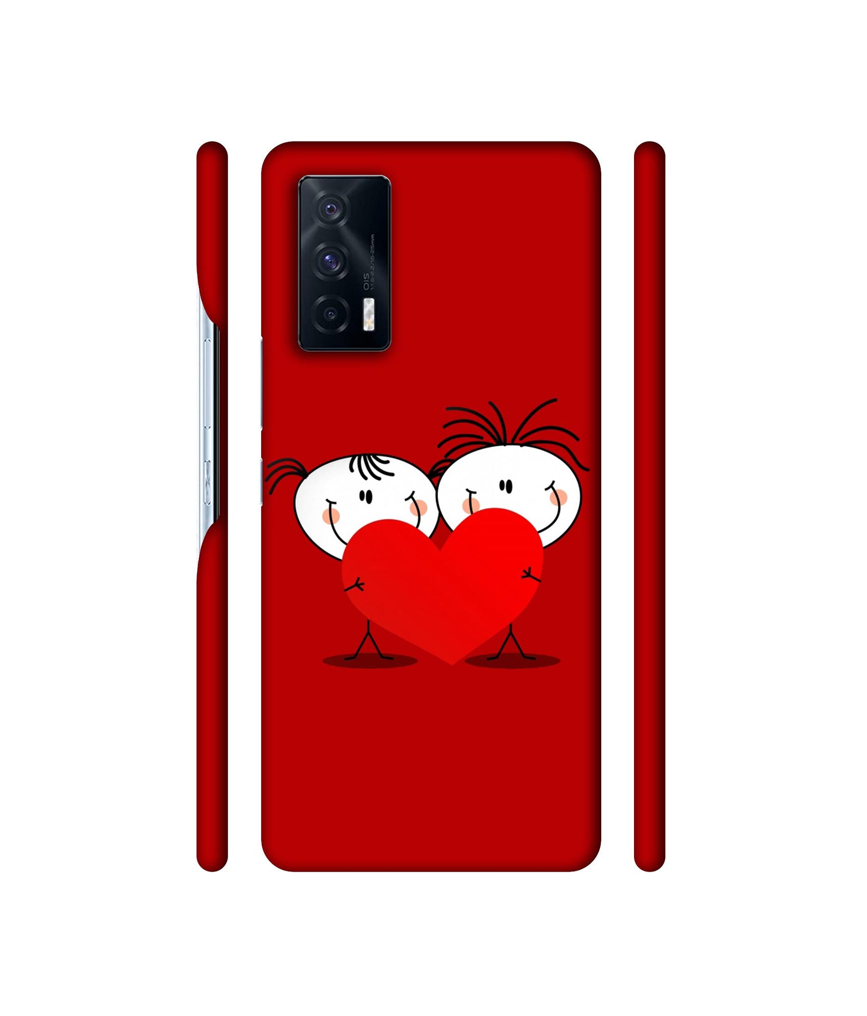 Valentines Day Designer Hard Back Cover for Vivo iQOO 7