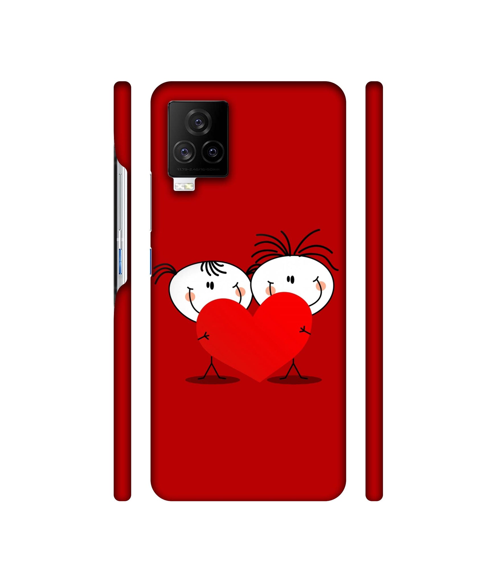 Valentines Day Designer Hard Back Cover for Vivo iQOO 7 Legend