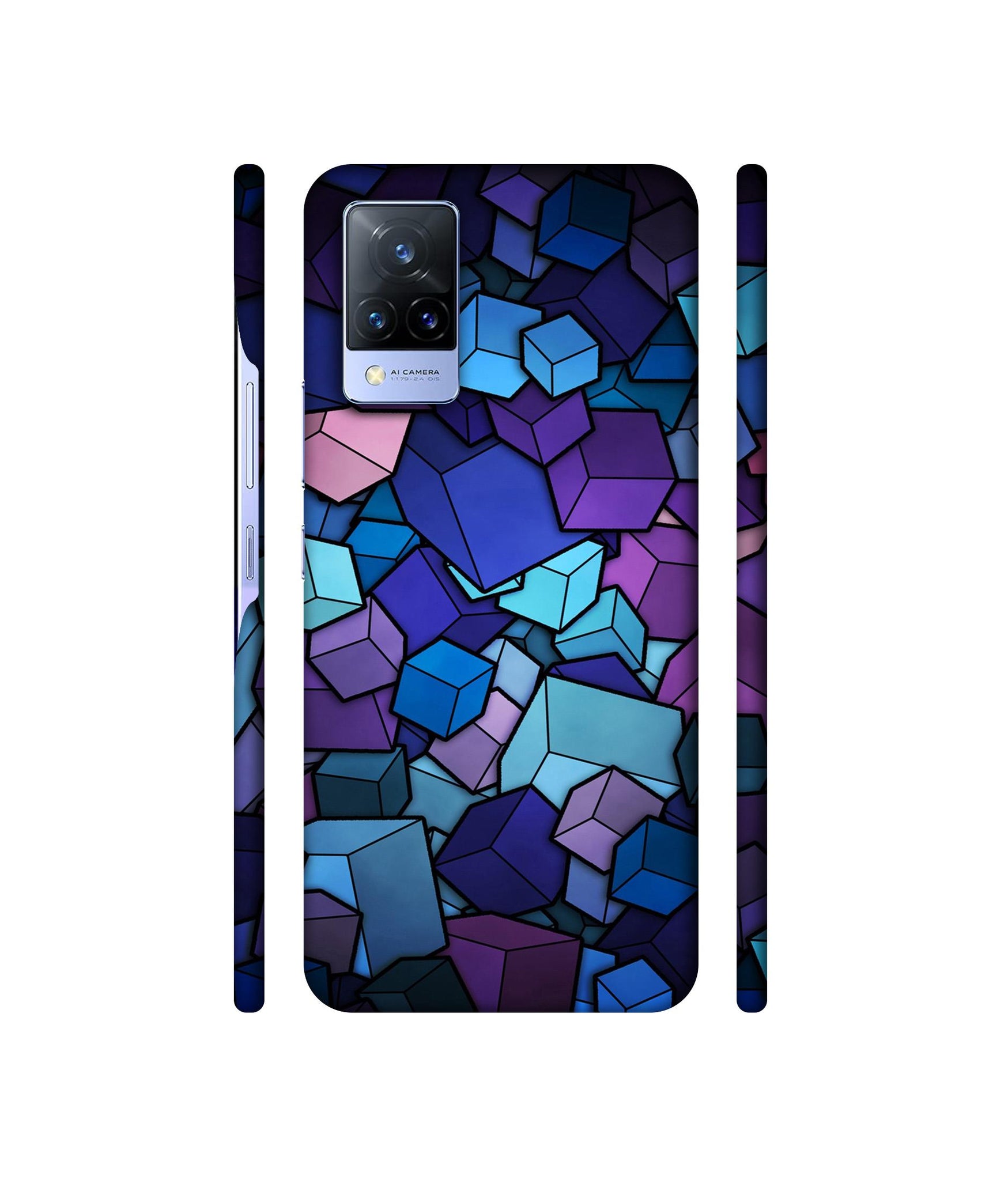 Color Box Designer Hard Back Cover for Vivo V21 5G