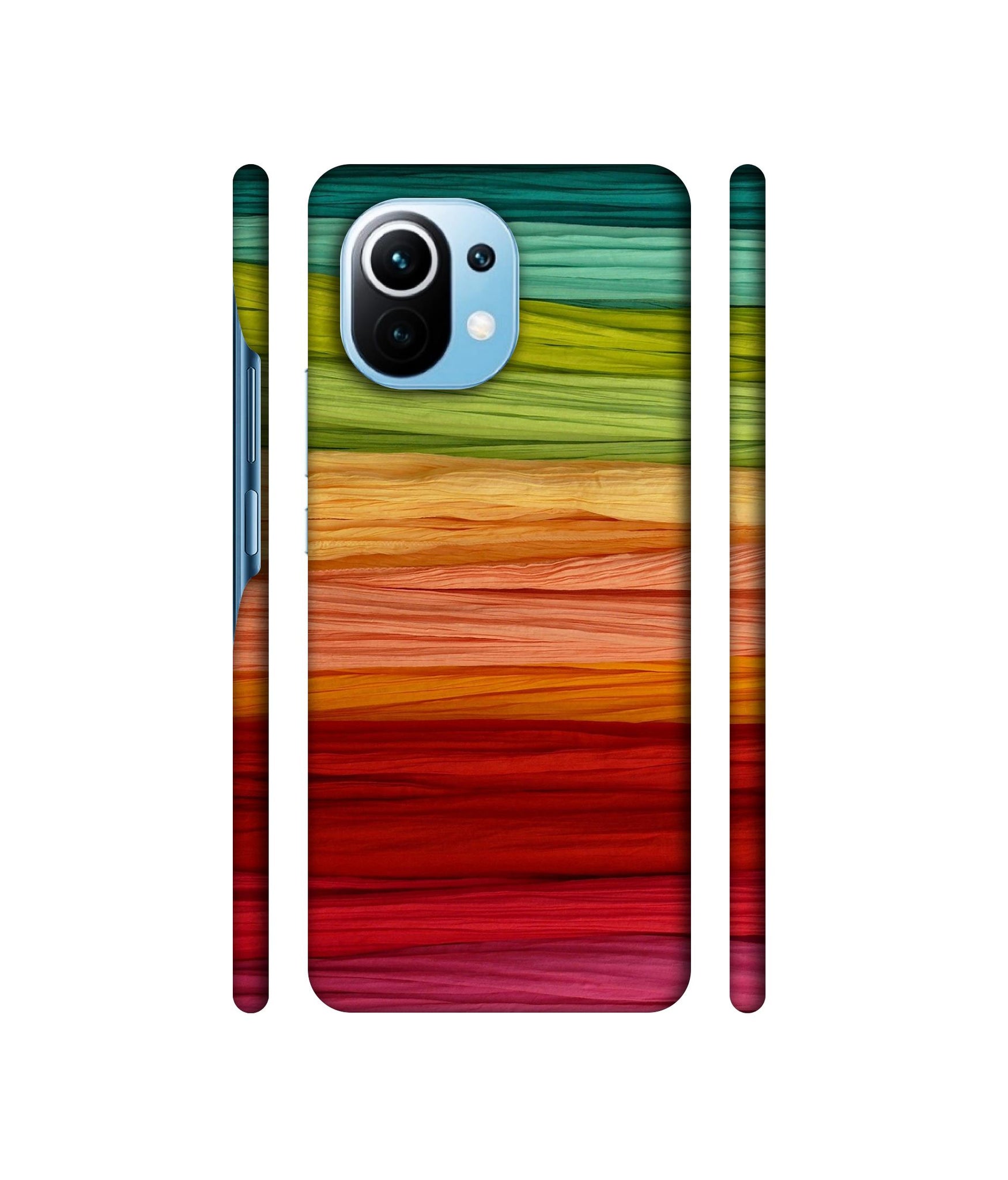 Colorful Thread Designer Hard Back Cover for Mi 11 Lite 4G