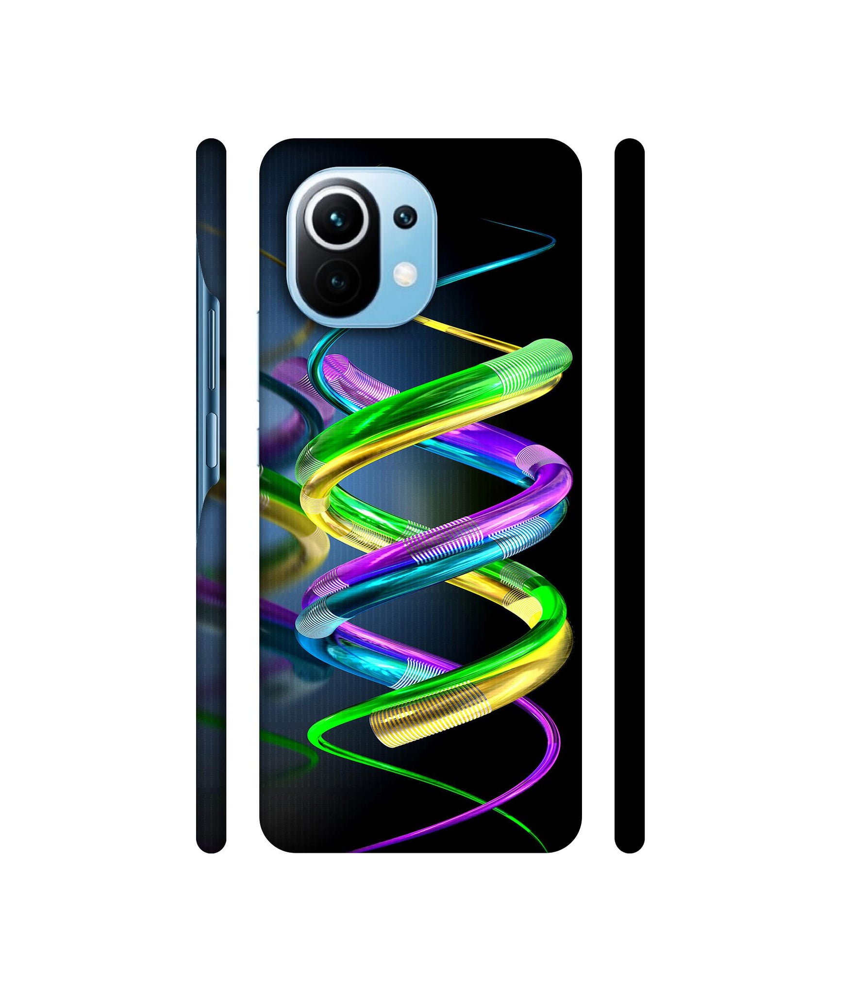 3D Spiral Designer Hard Back Cover for Mi 11 Lite 4G