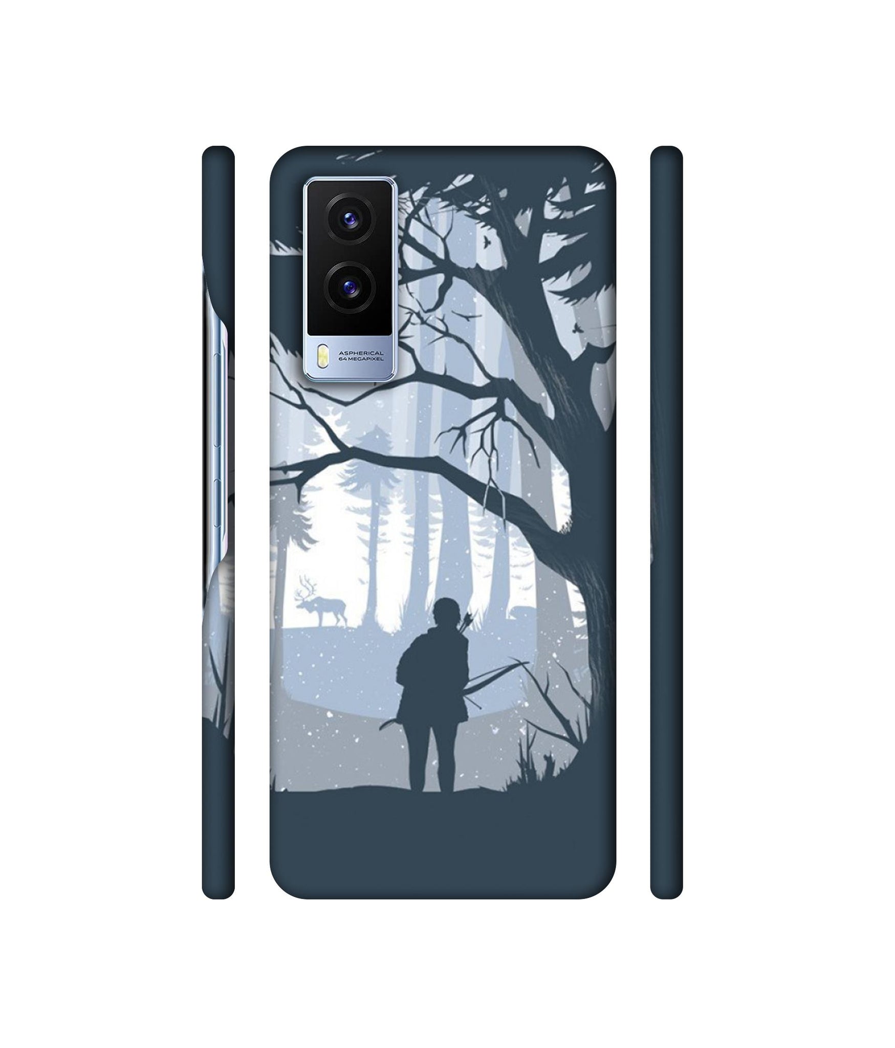 Hunter Designer Hard Back Cover for Vivo V21E 5G