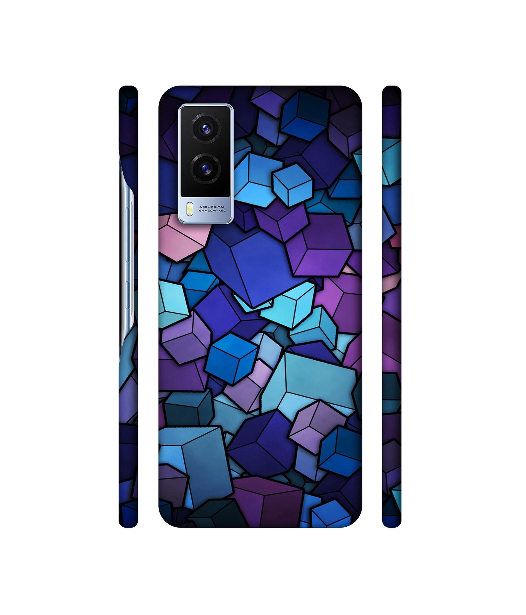 Color Box Designer Hard Back Cover for Vivo V21E 5G