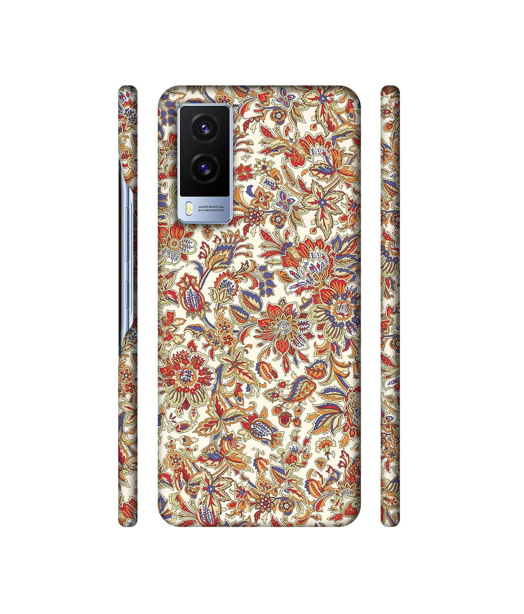 Floral Designer Hard Back Cover for Vivo V21E 5G