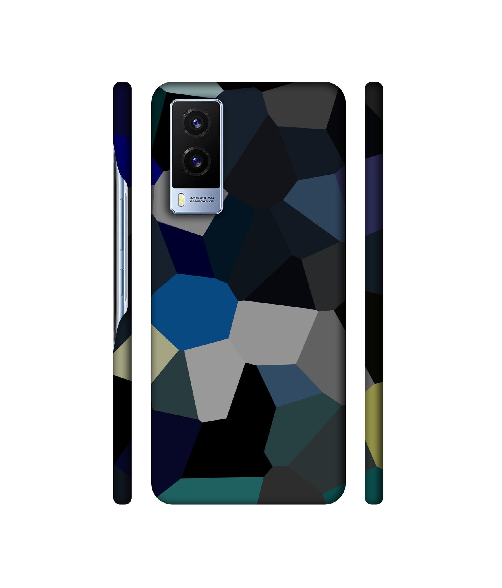 Mathematical Shape Designer Hard Back Cover for Vivo V21E 5G