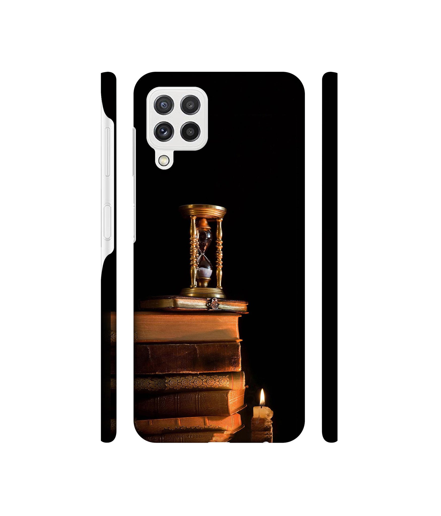 Magic Candles Books Designer Hard Back Cover for Samsung Galaxy A22 4G