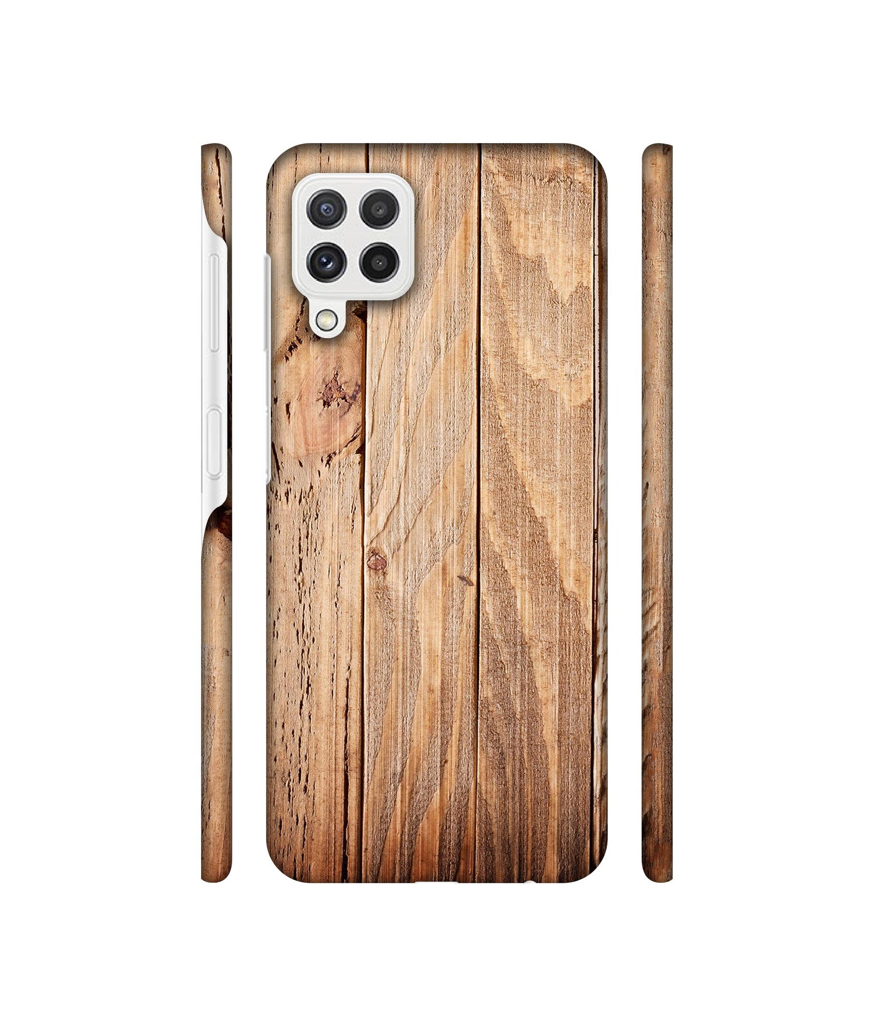 Wooden Texture Designer Hard Back Cover for Samsung Galaxy A22 4G