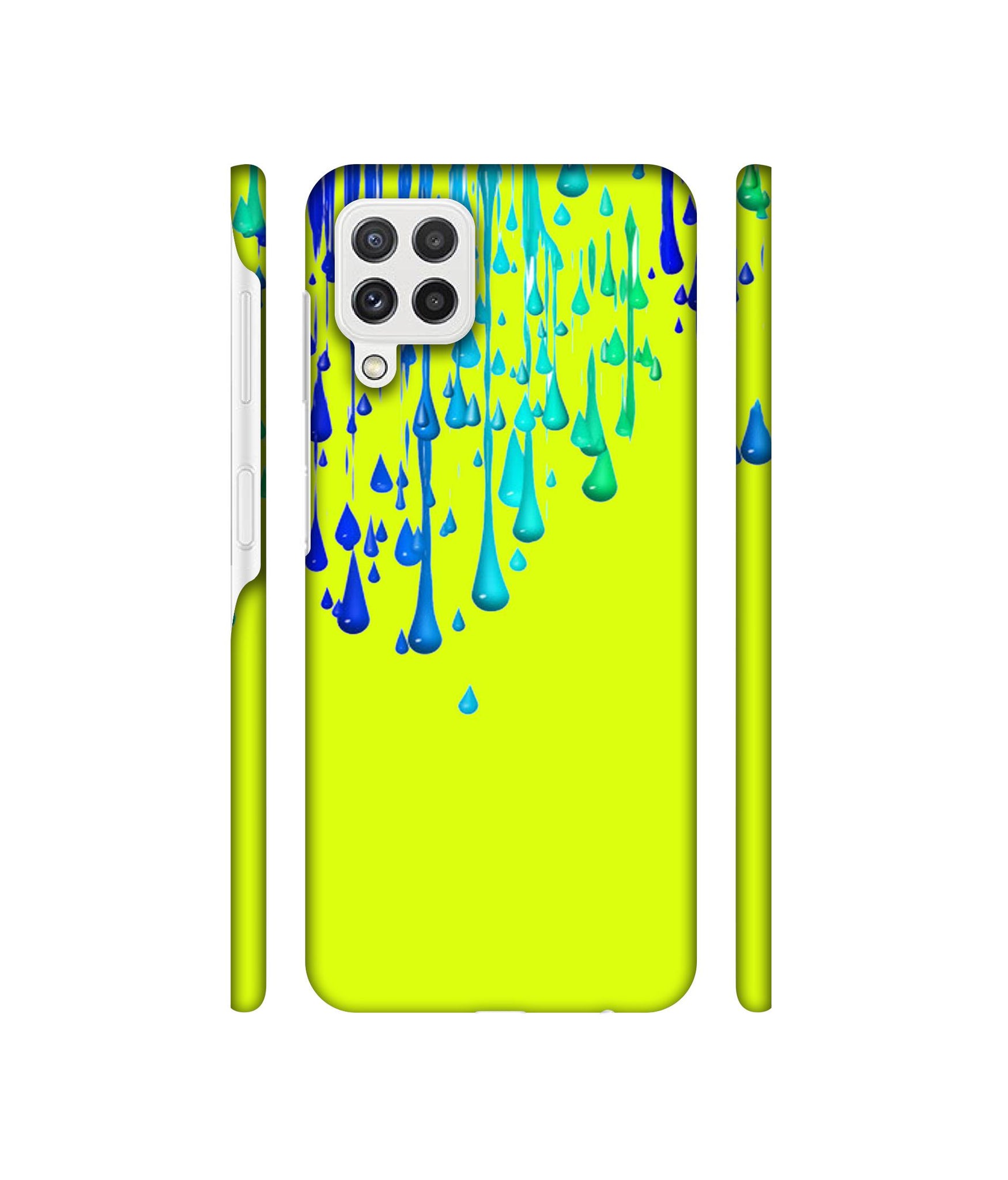 Neon Paint Designer Hard Back Cover for Samsung Galaxy A22 4G