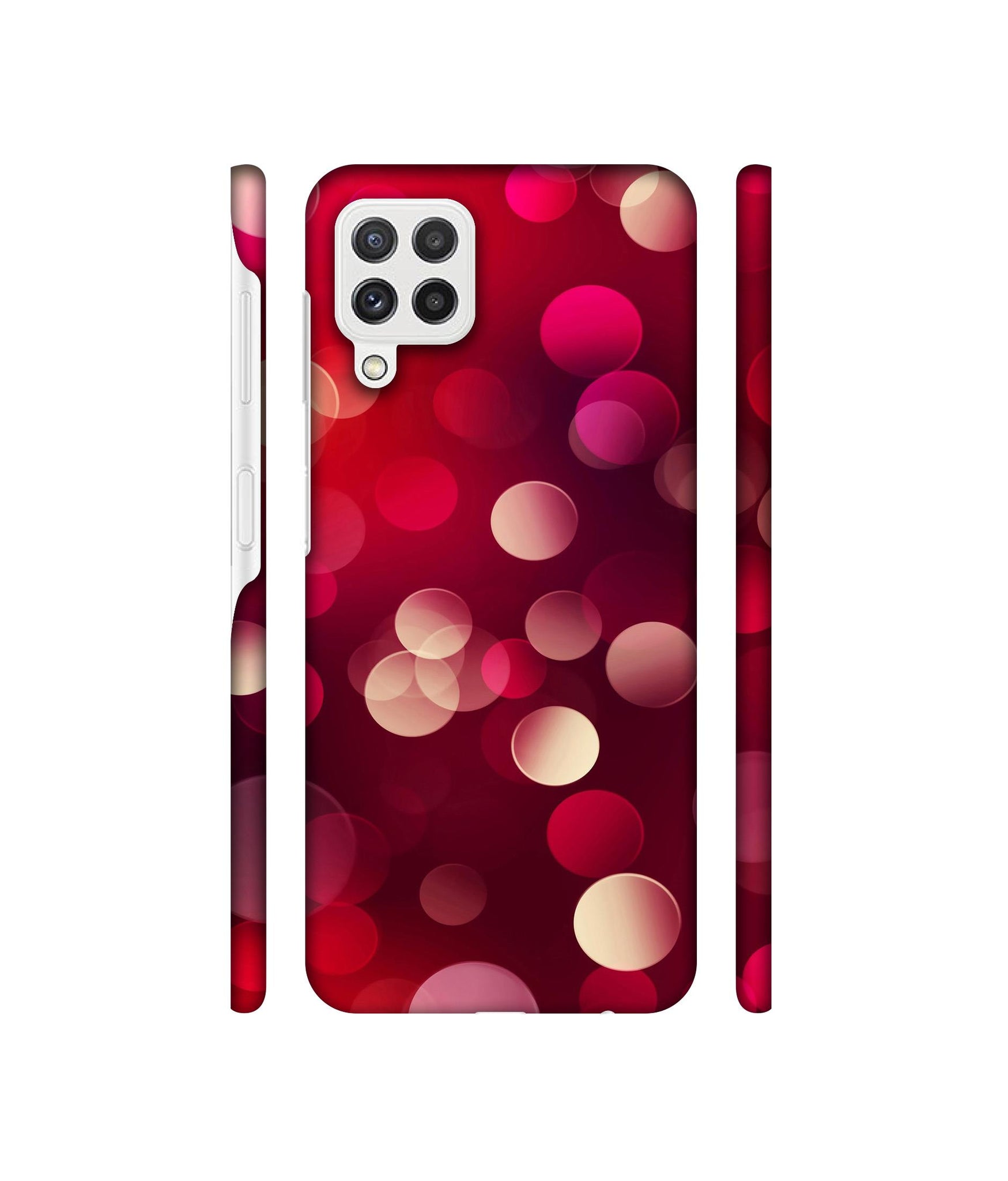 3D Circles Designer Hard Back Cover for Samsung Galaxy A22 4G