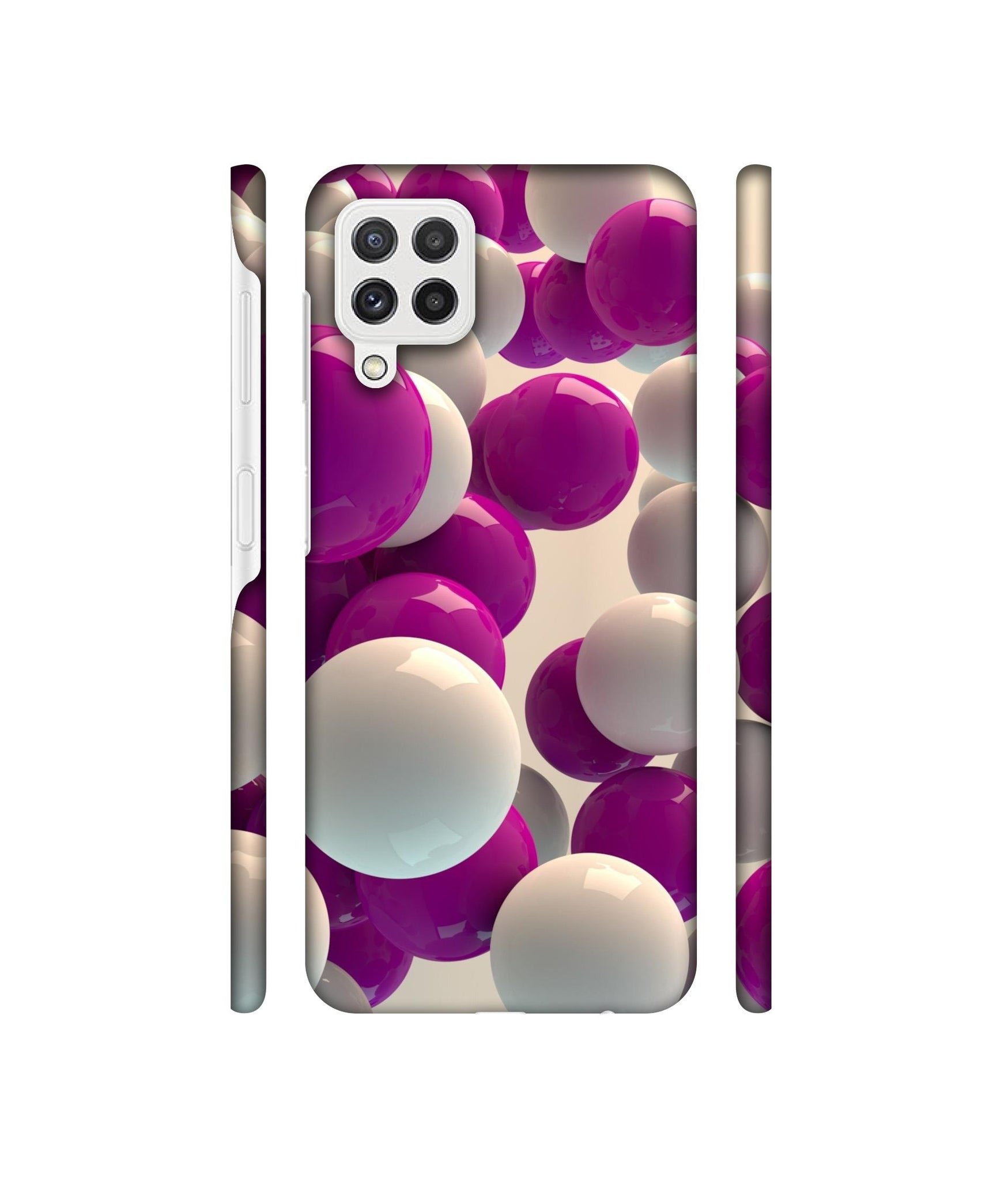 3D Balloons Designer Hard Back Cover for Samsung Galaxy A22 4G