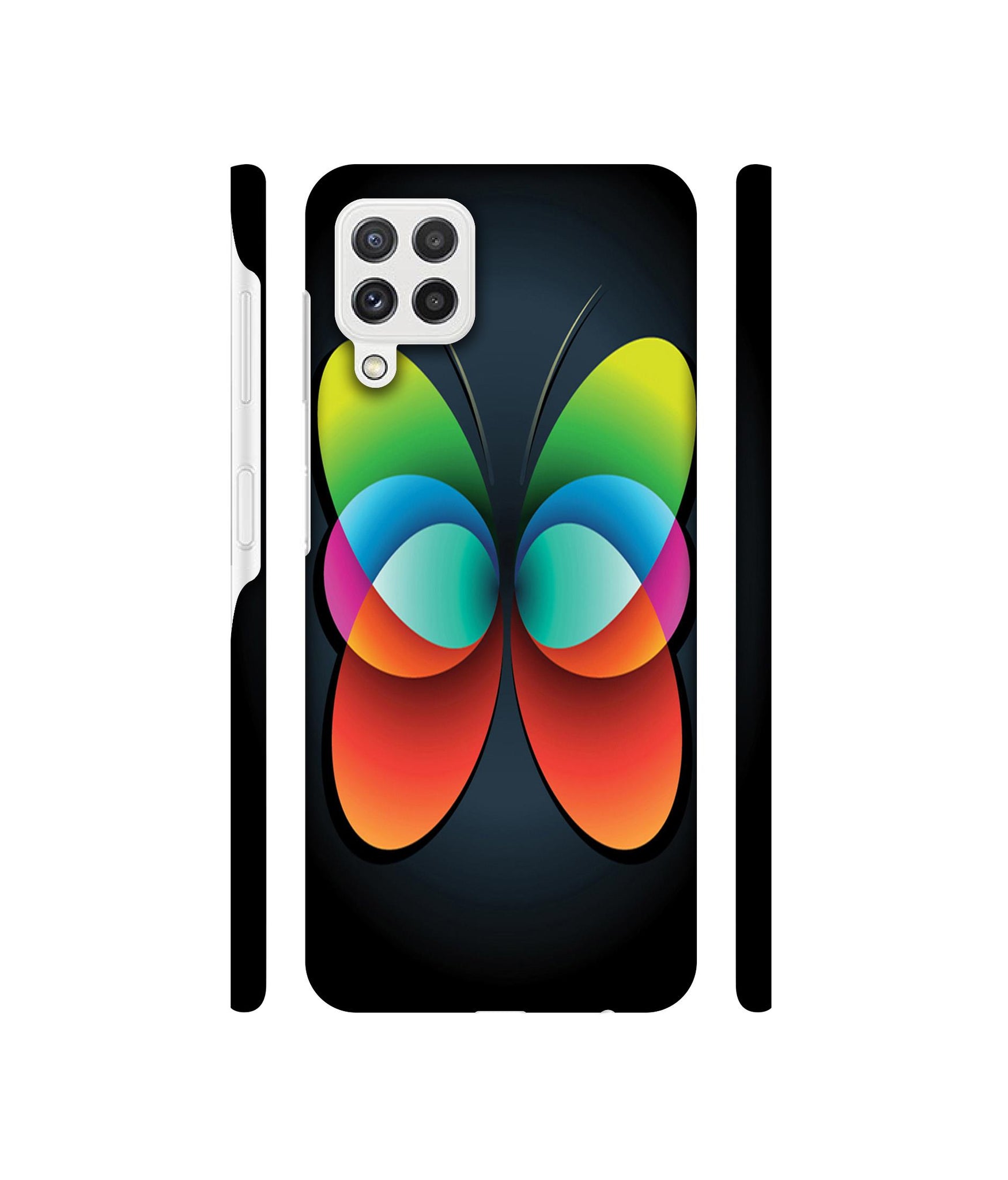 Colourfull Butterfly Designer Hard Back Cover for Samsung Galaxy A22 4G