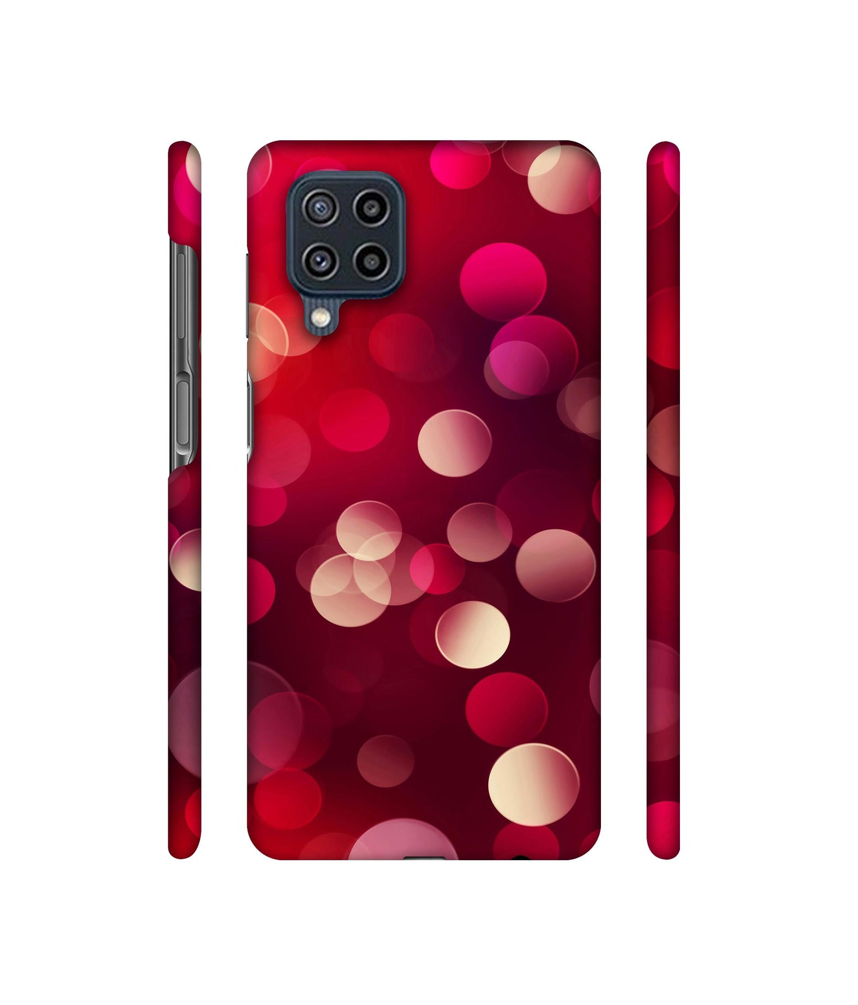 3D Circles Designer Hard Back Cover for Samsung Galaxy F22 4G / M22 4G