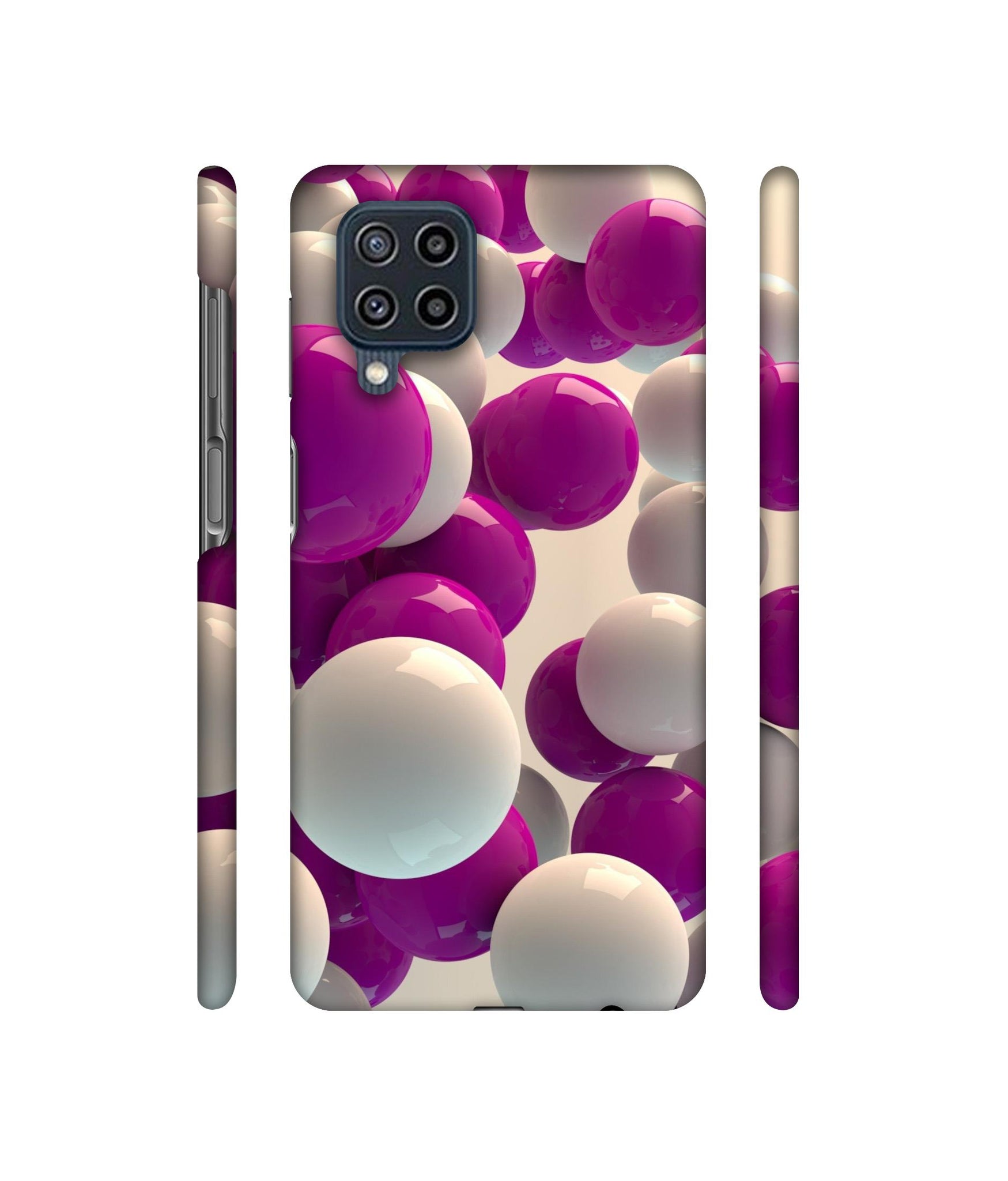 3D Balloons Designer Hard Back Cover for Samsung Galaxy F22 4G / M22 4G