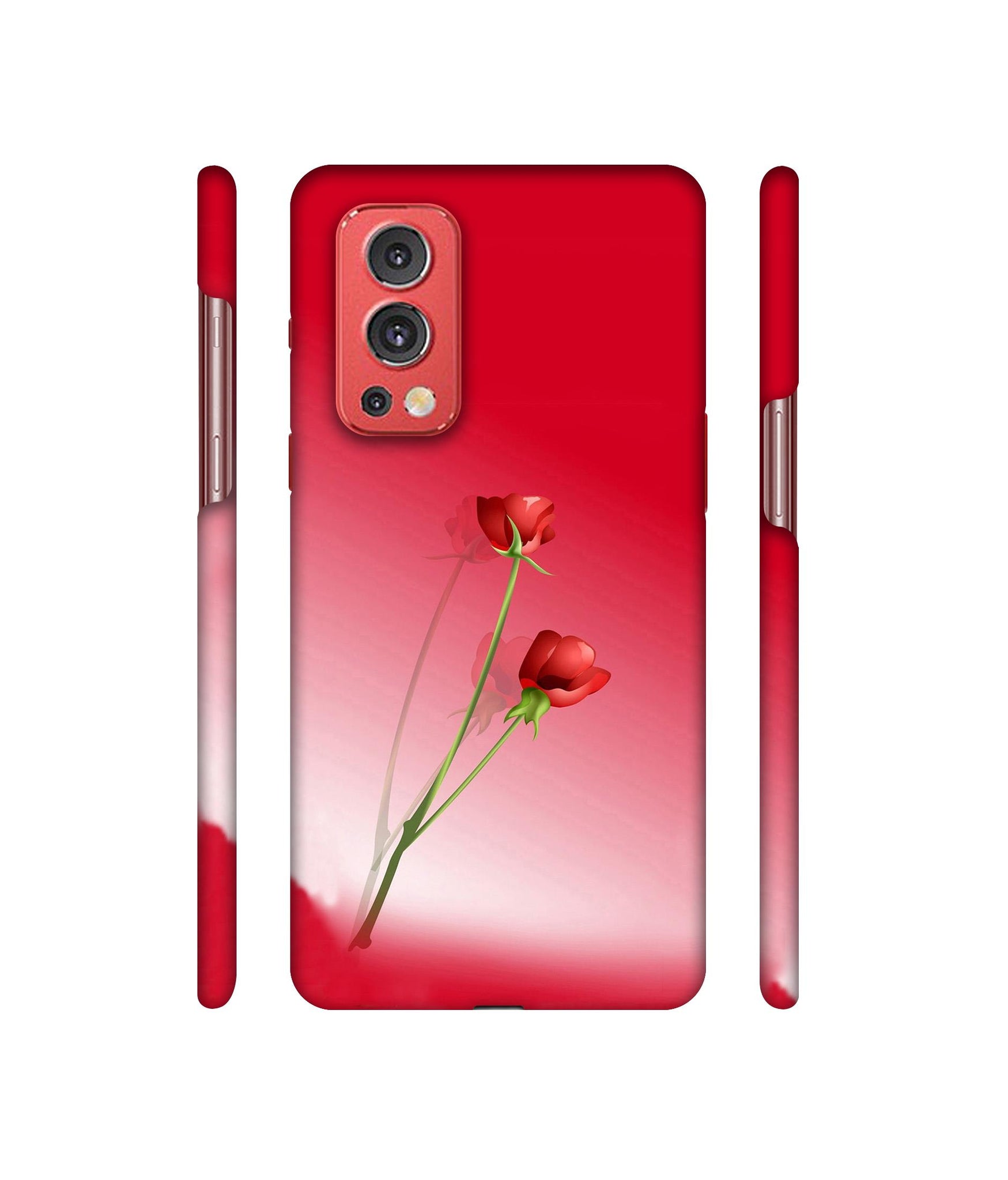 Red Roses Designer Hard Back Cover for OnePlus Nord2 5G