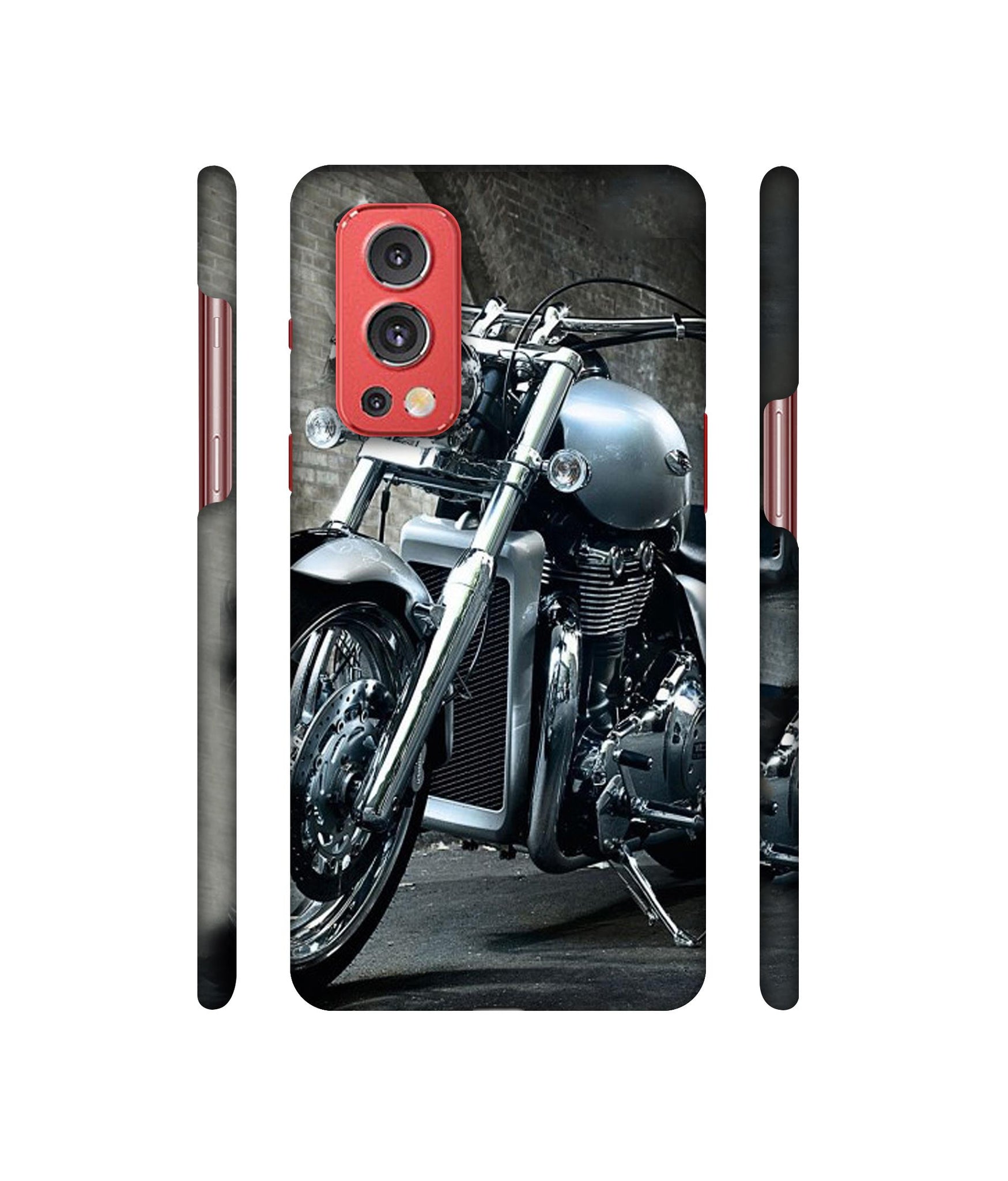 Motorcycle Designer Hard Back Cover for OnePlus Nord2 5G