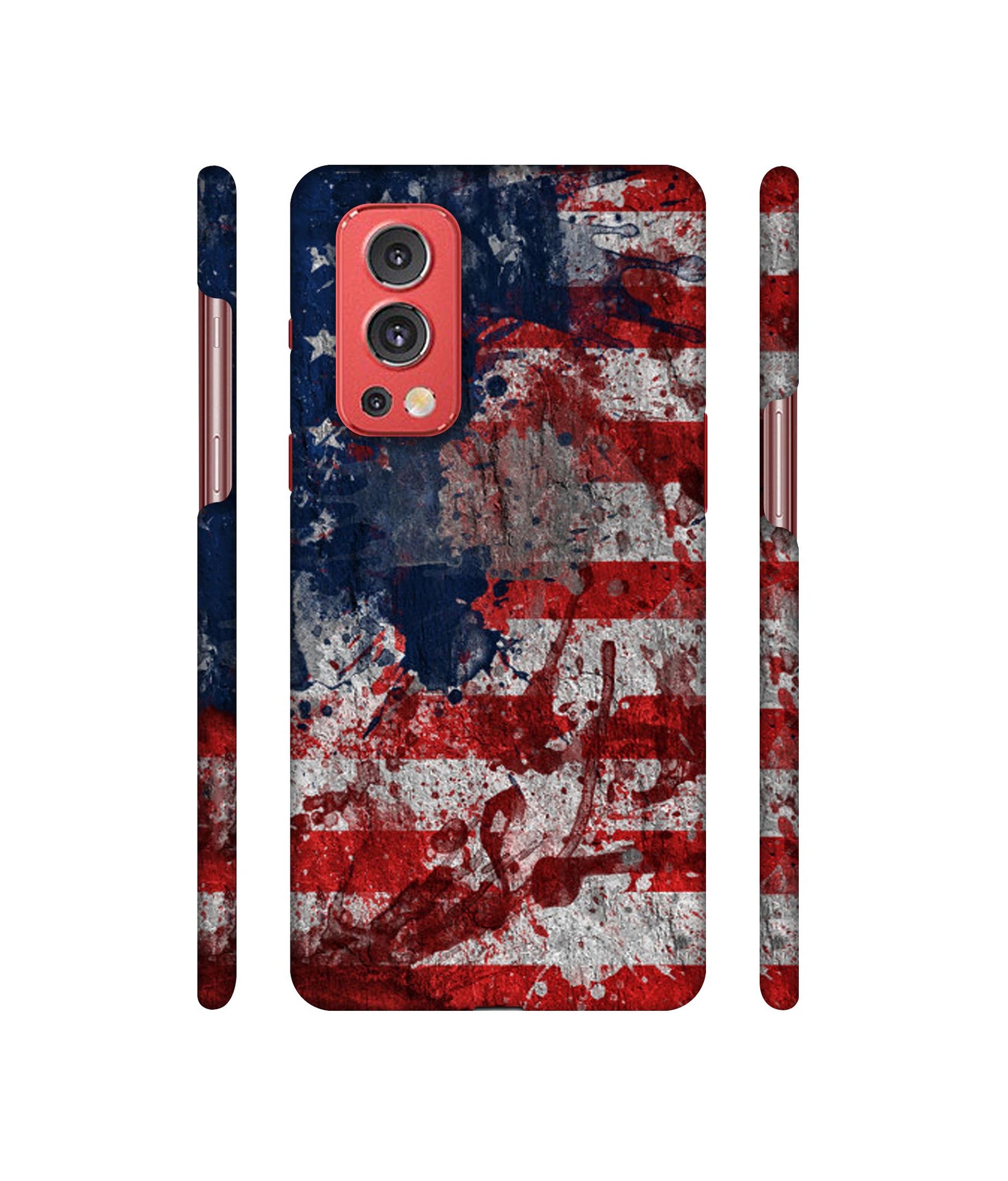 Painting American Designer Hard Back Cover for OnePlus Nord2 5G