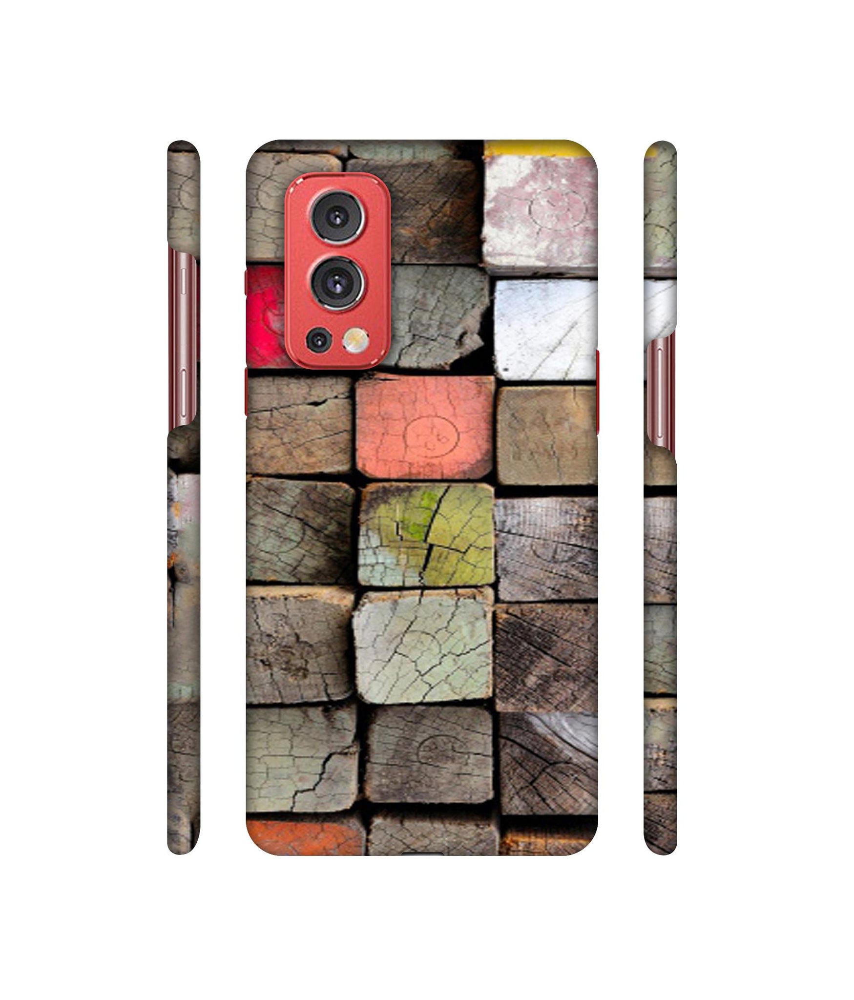 Wood Lumber Paint Designer Hard Back Cover for OnePlus Nord2 5G