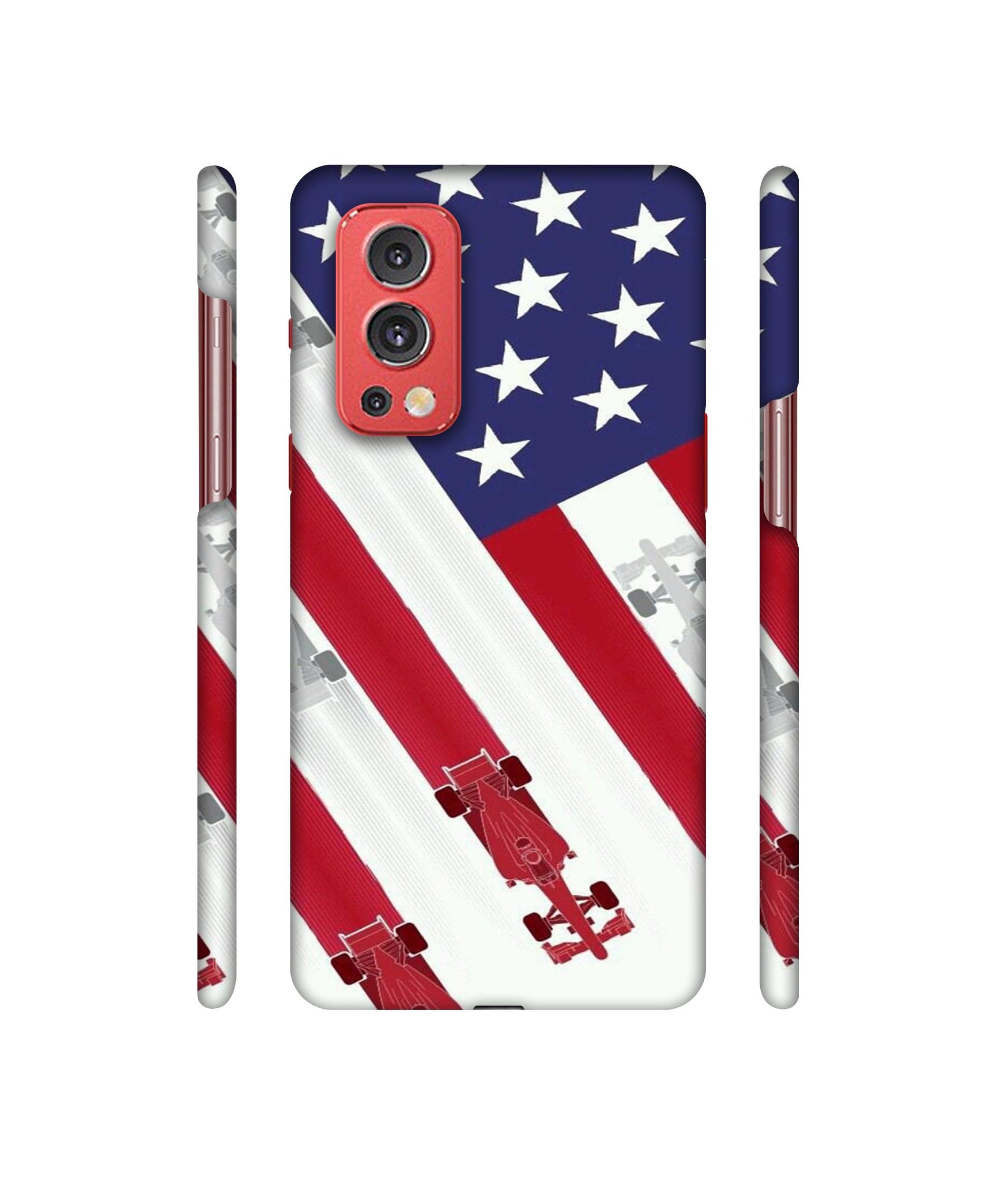 Ferrari On the Zoom Print Designer Hard Back Cover for OnePlus Nord2 5G