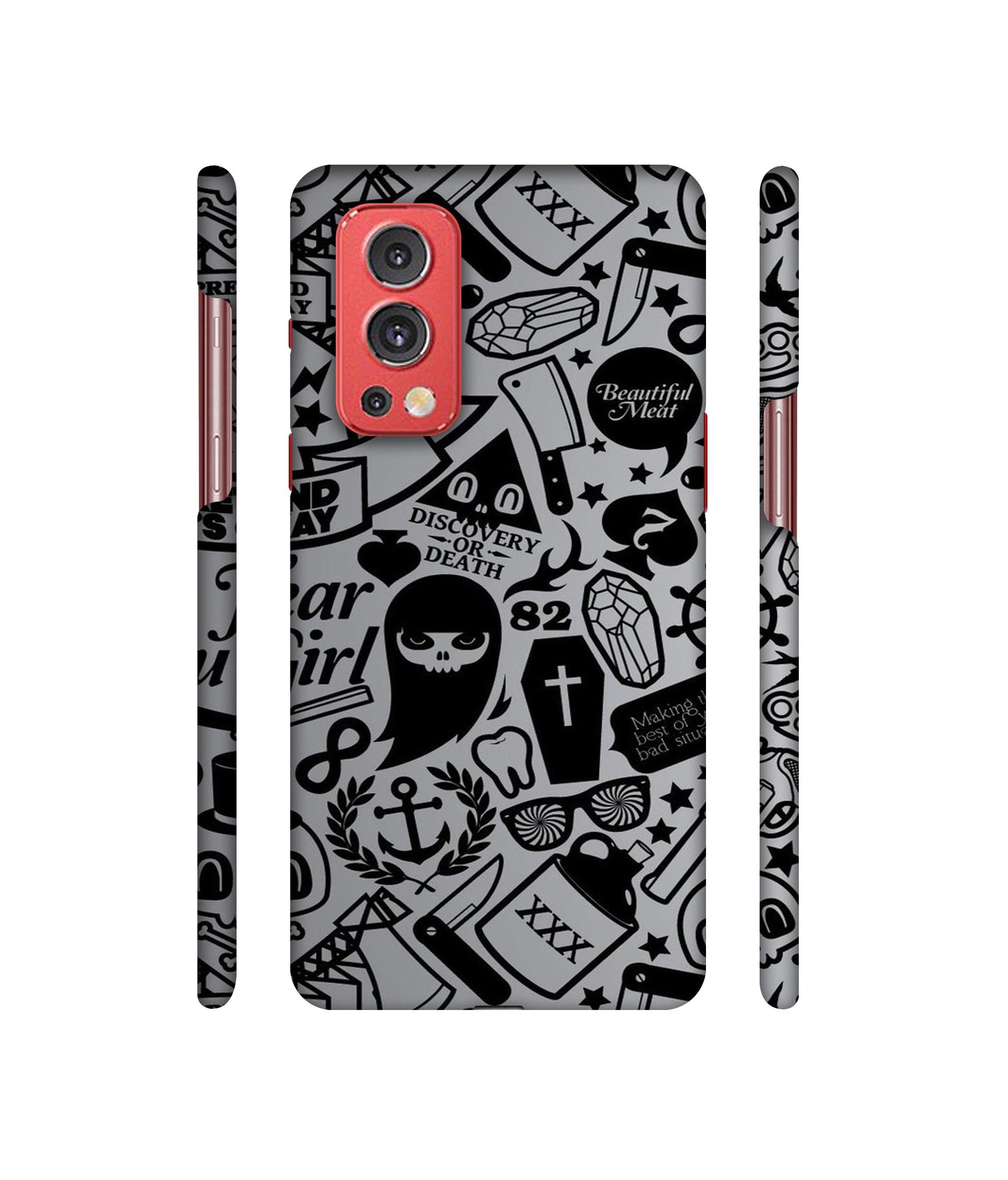 Discover Or Death Designer Hard Back Cover for OnePlus Nord2 5G