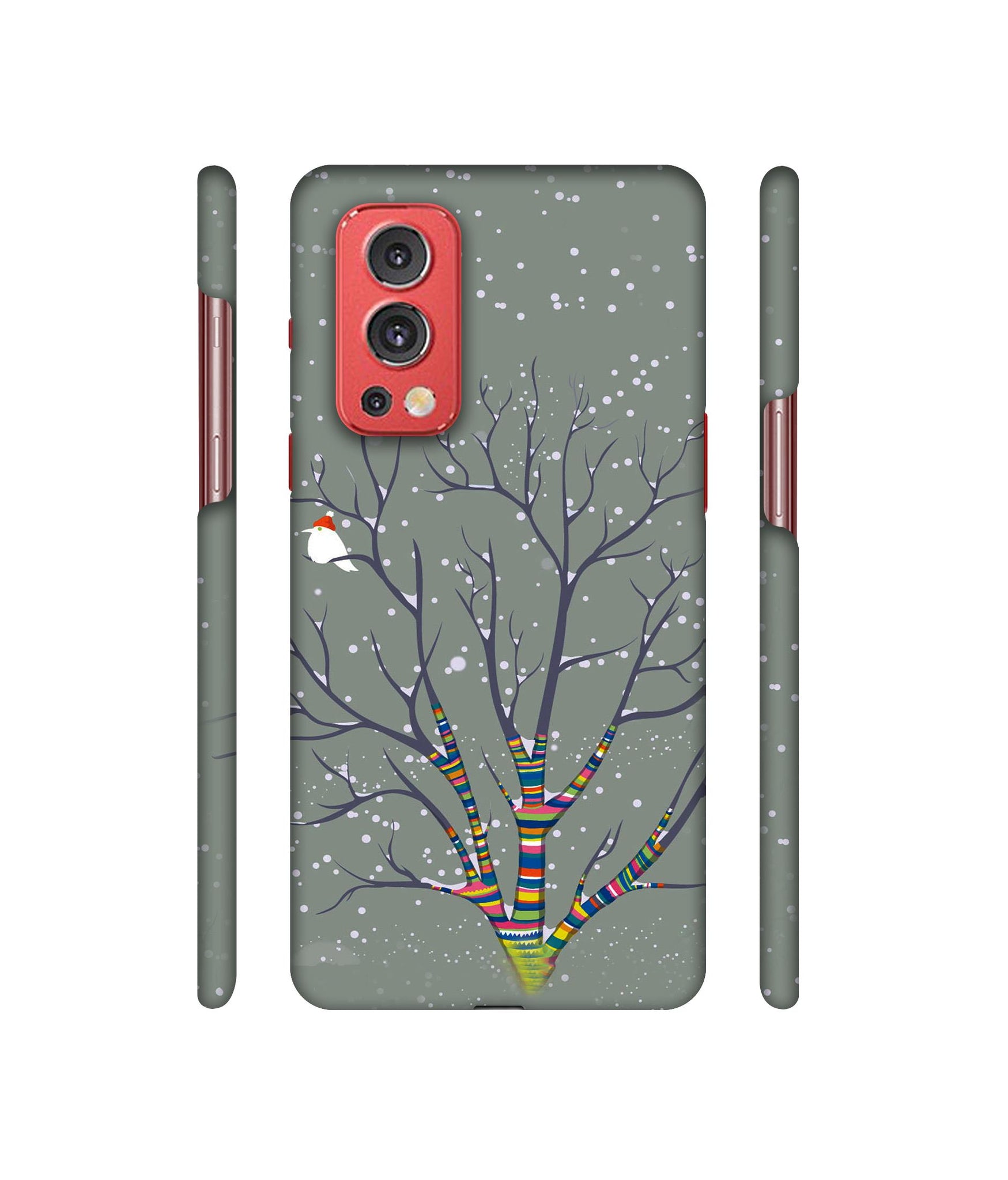 Winter Pattern Print Designer Hard Back Cover for OnePlus Nord2 5G