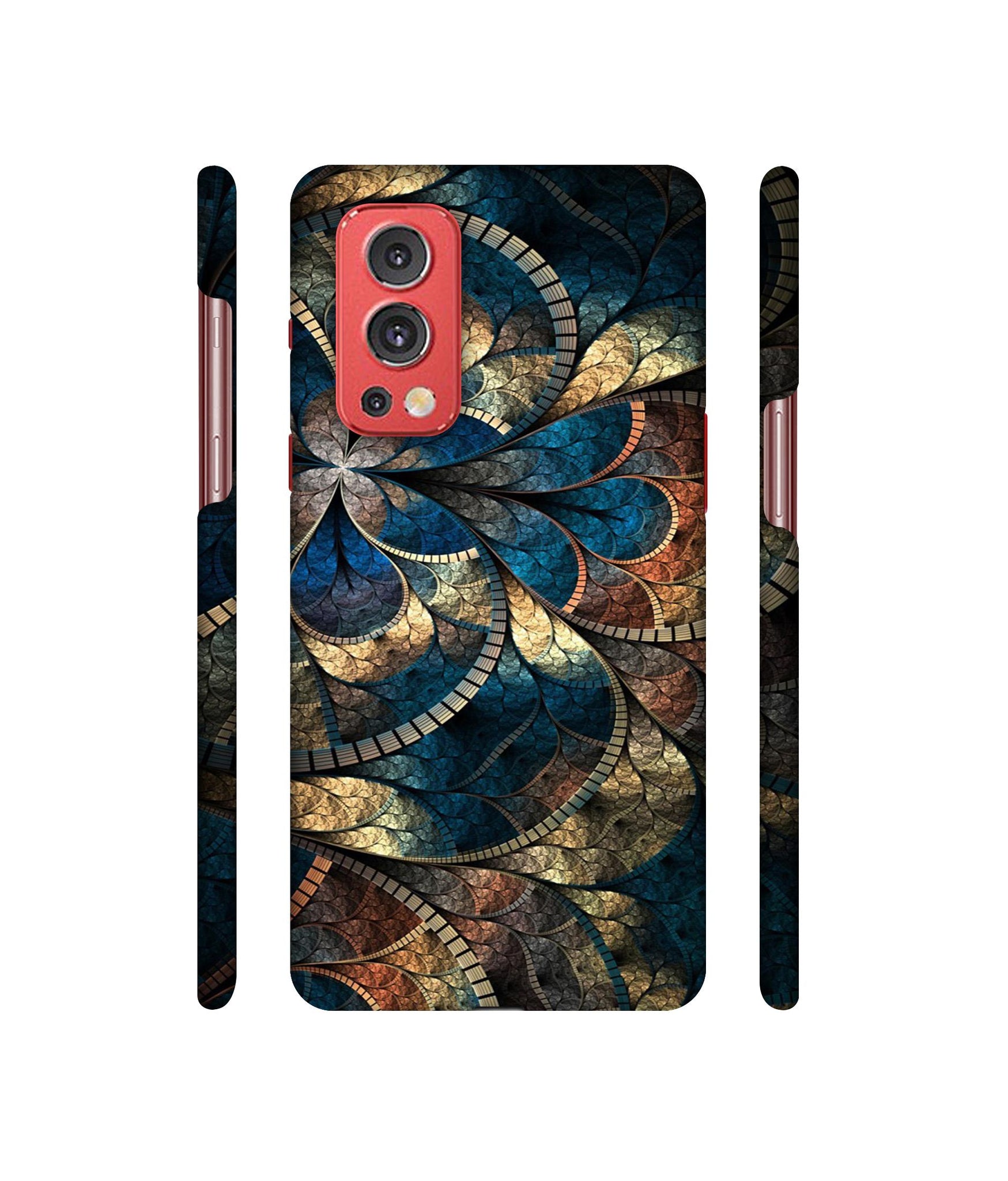 Fractional Pattern Designer Hard Back Cover for OnePlus Nord2 5G