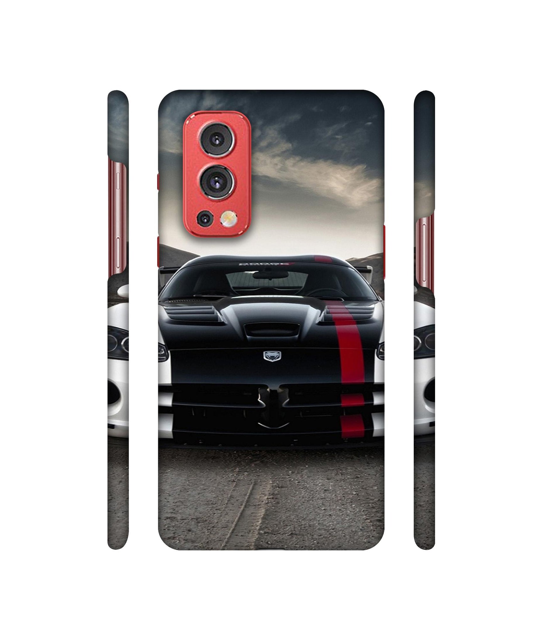 Sports Car Pattern Designer Hard Back Cover for OnePlus Nord2 5G