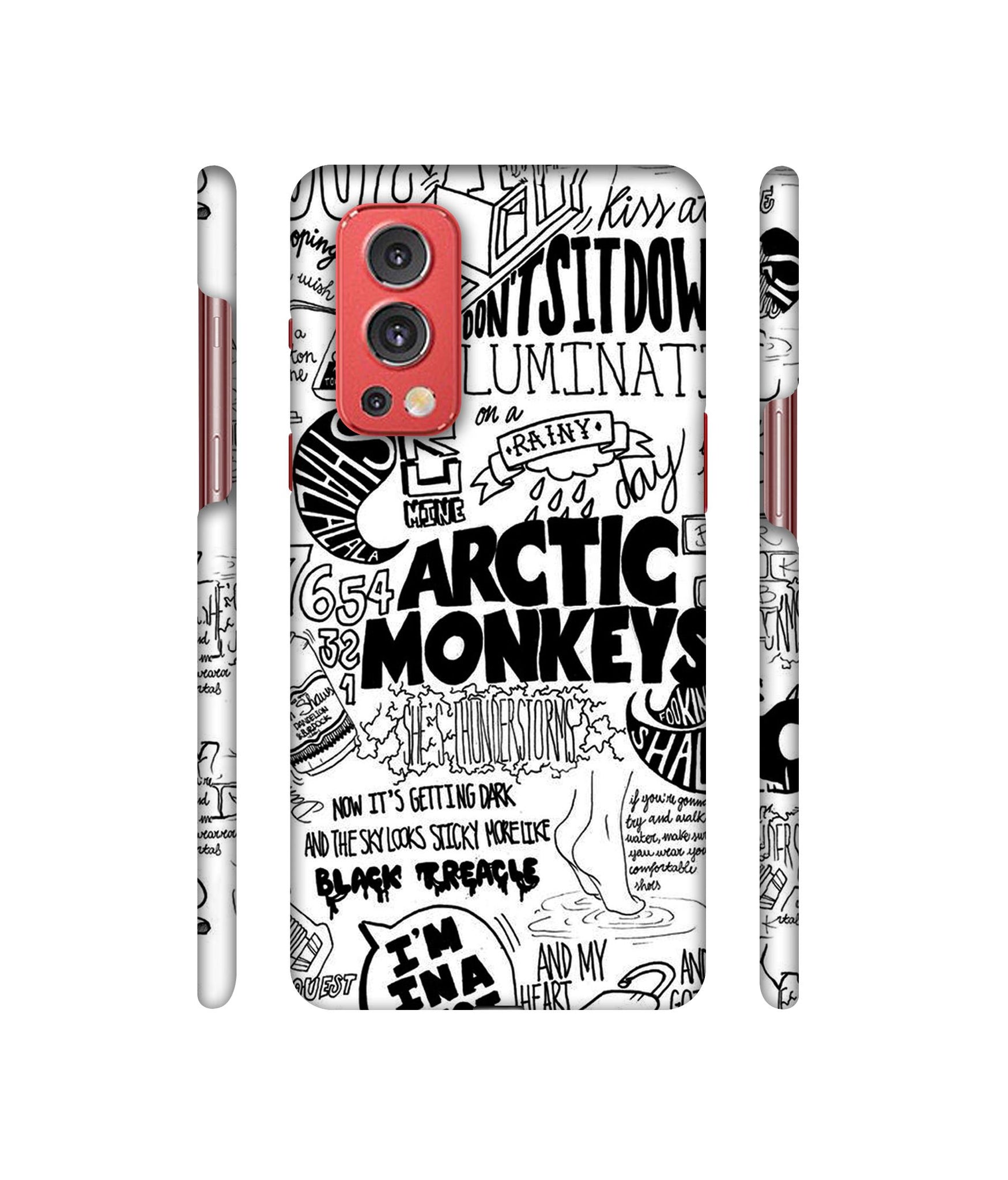 Arctic Monkeys Pattern Designer Hard Back Cover for OnePlus Nord2 5G