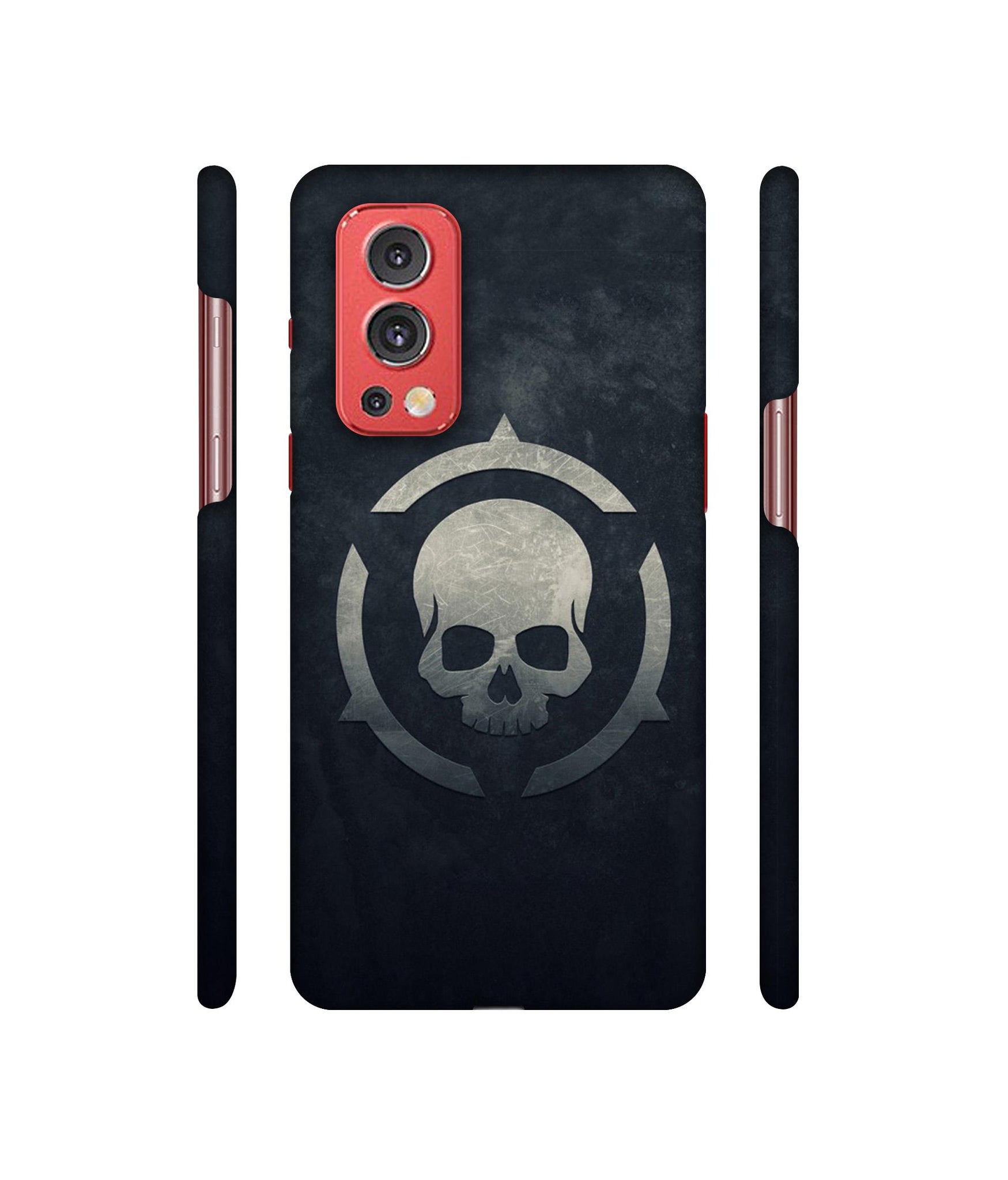 Skull Pattern Print Designer Hard Back Cover for OnePlus Nord2 5G