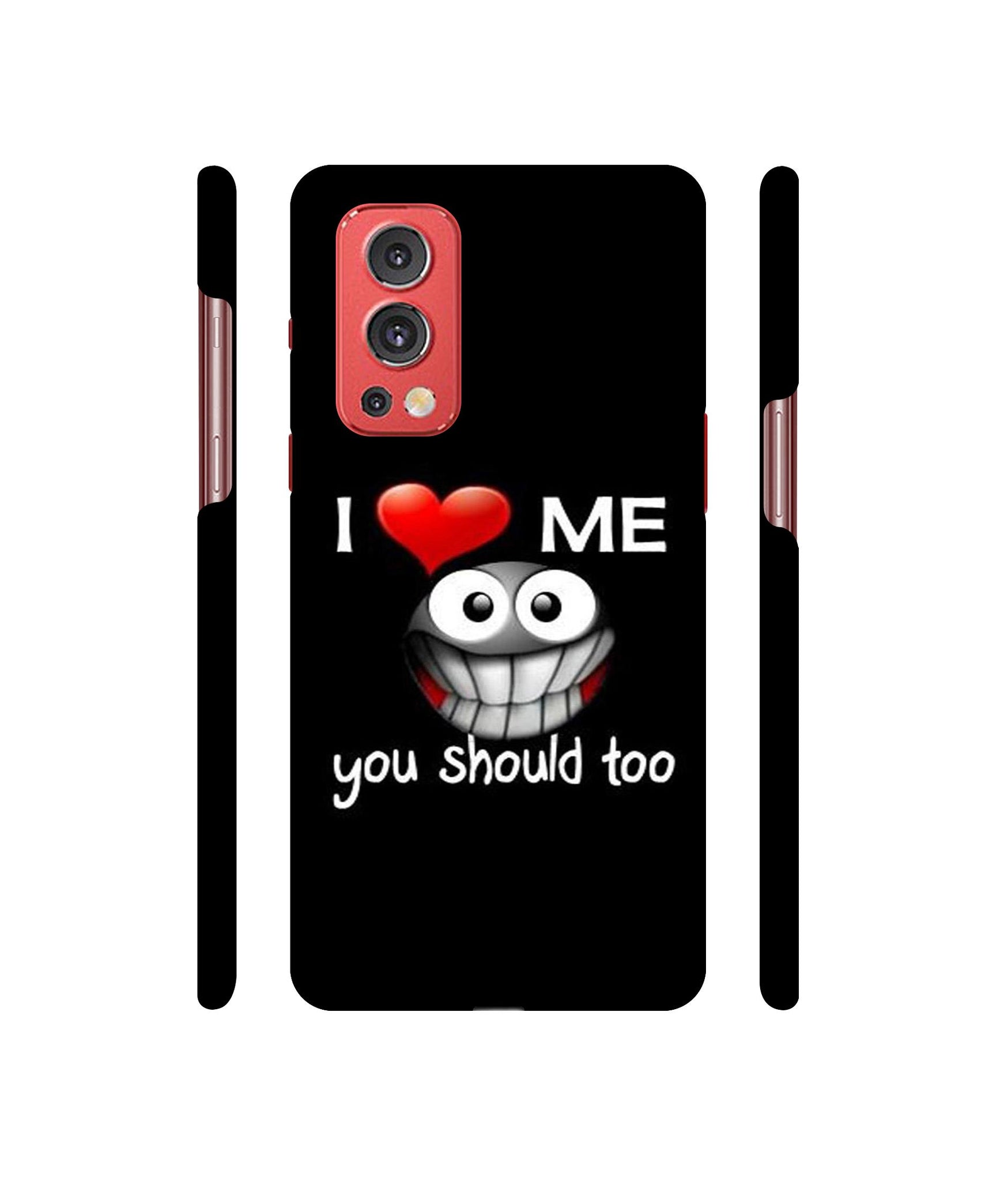 I Love Me Quotes Designer Hard Back Cover for OnePlus Nord2 5G