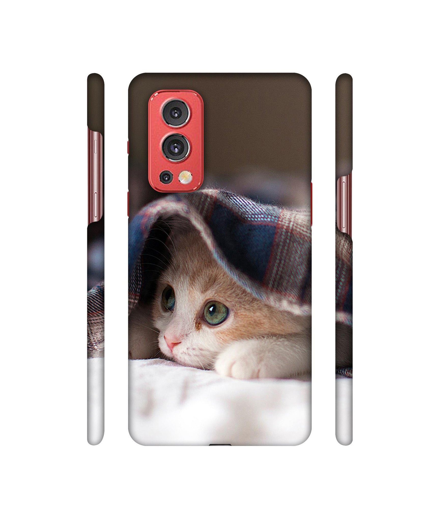 Sleepy Kitten Designer Hard Back Cover for OnePlus Nord2 5G