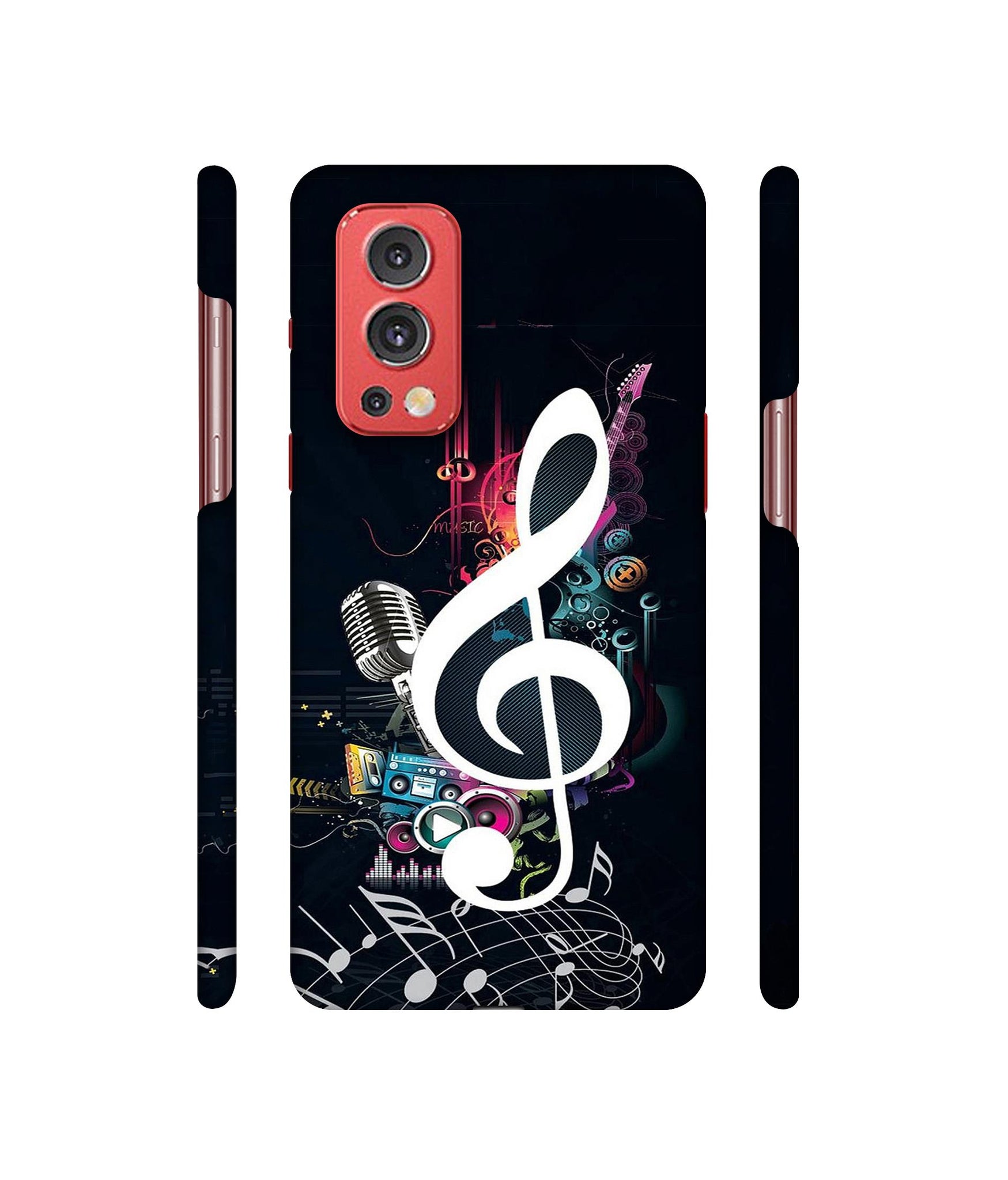 Mike and Music Designer Hard Back Cover for OnePlus Nord2 5G