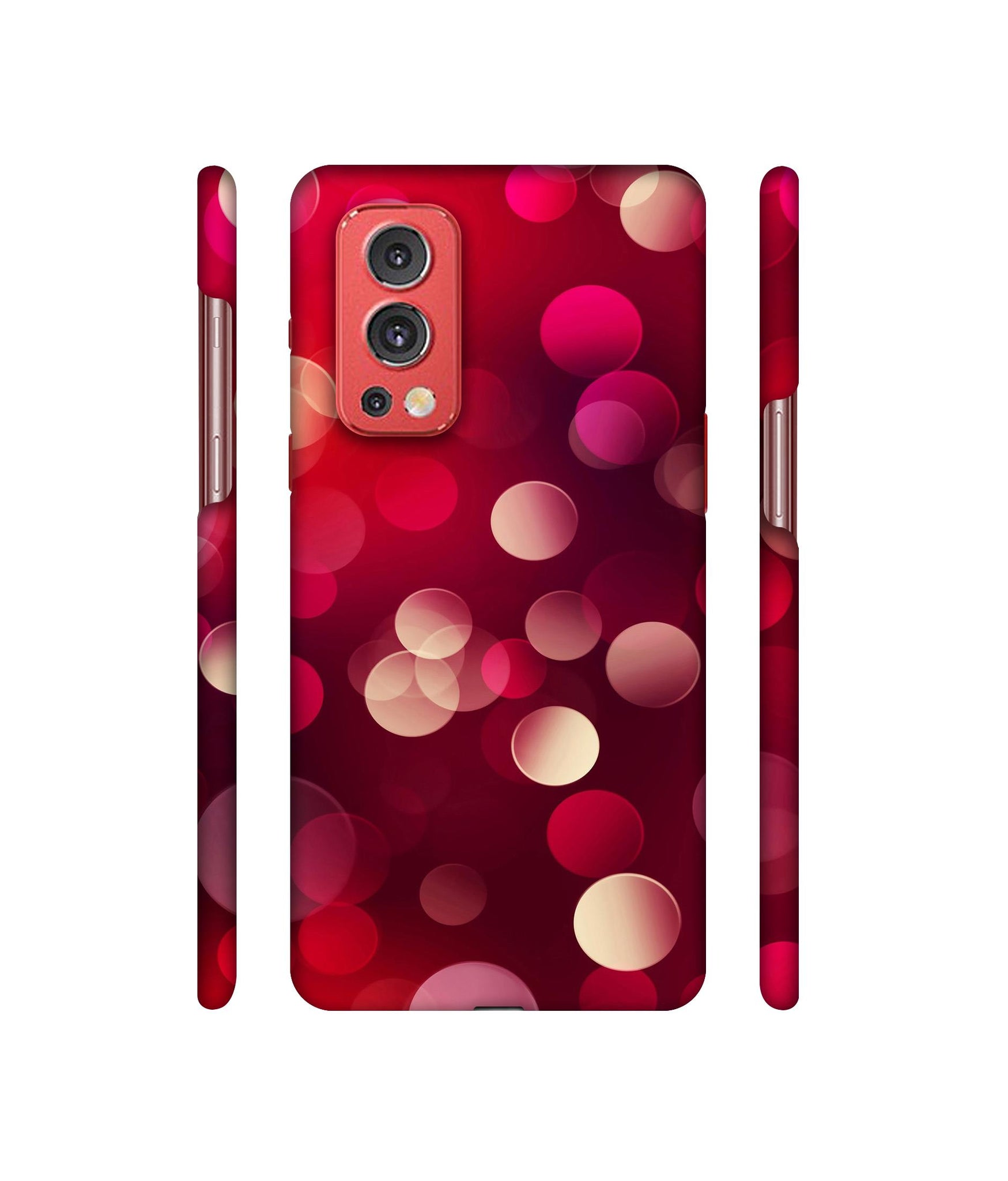 3D Circles Designer Hard Back Cover for OnePlus Nord2 5G