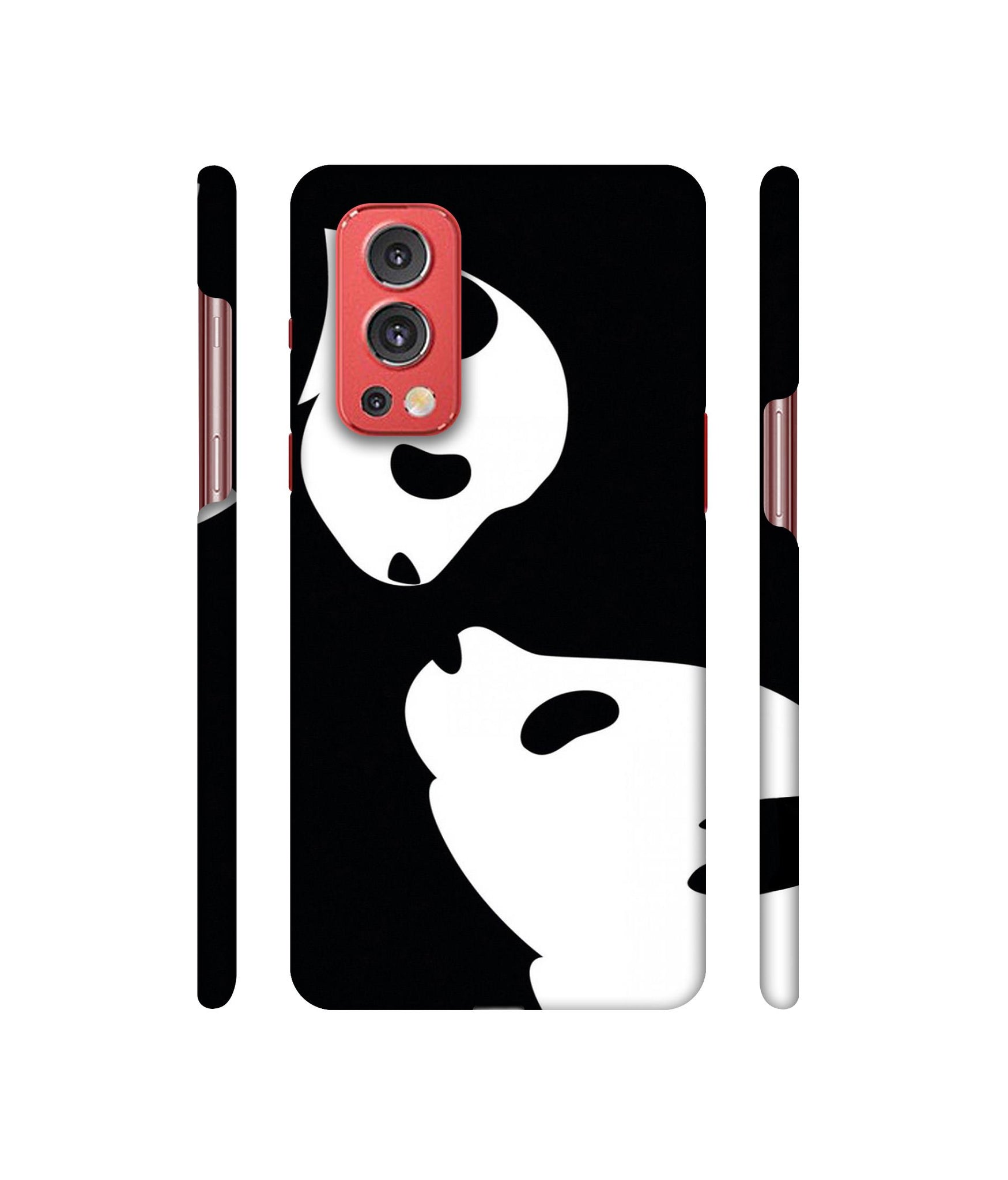 Panda Drawing Designer Hard Back Cover for OnePlus Nord2 5G