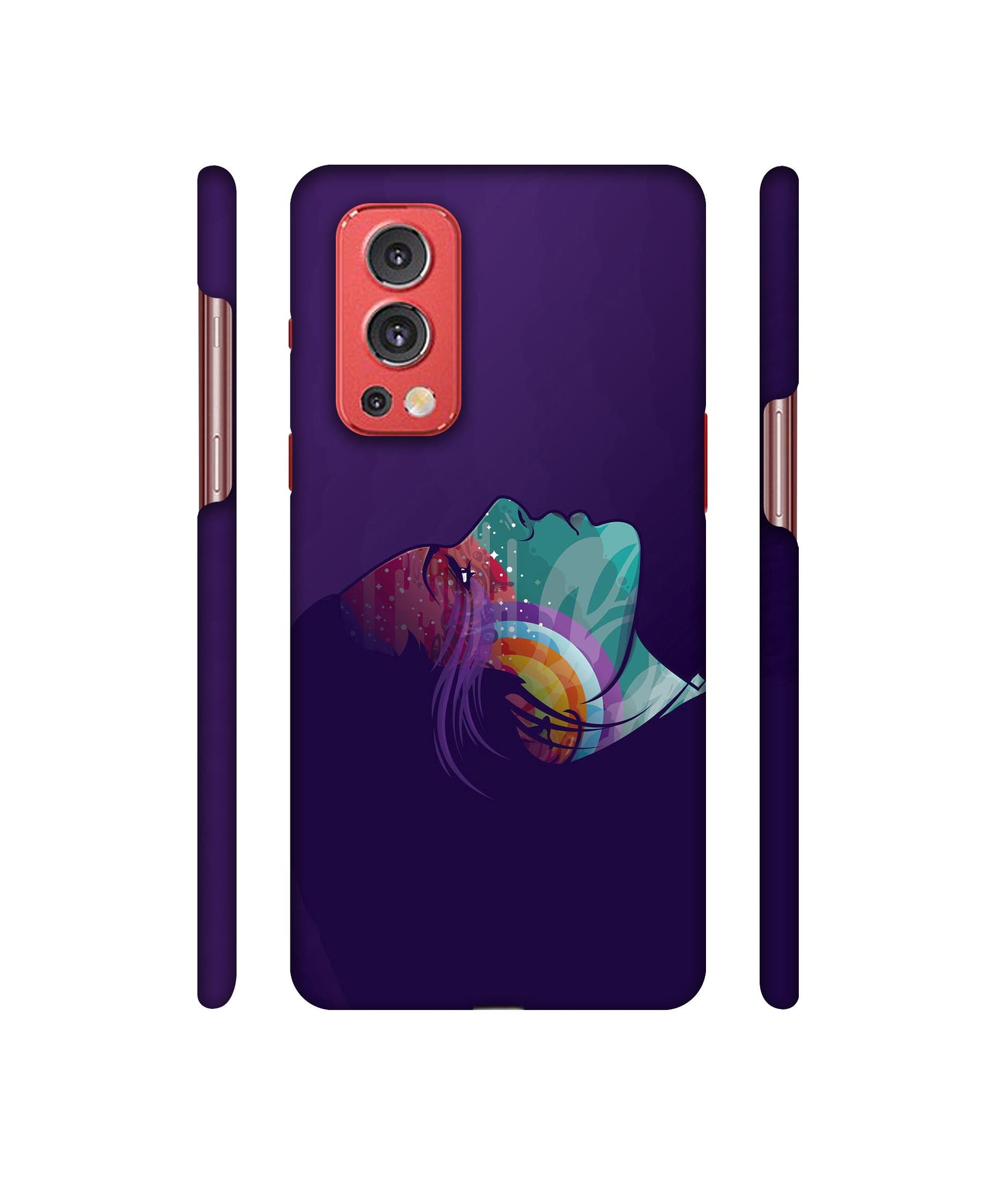 Vector Girl Designer Hard Back Cover for OnePlus Nord2 5G