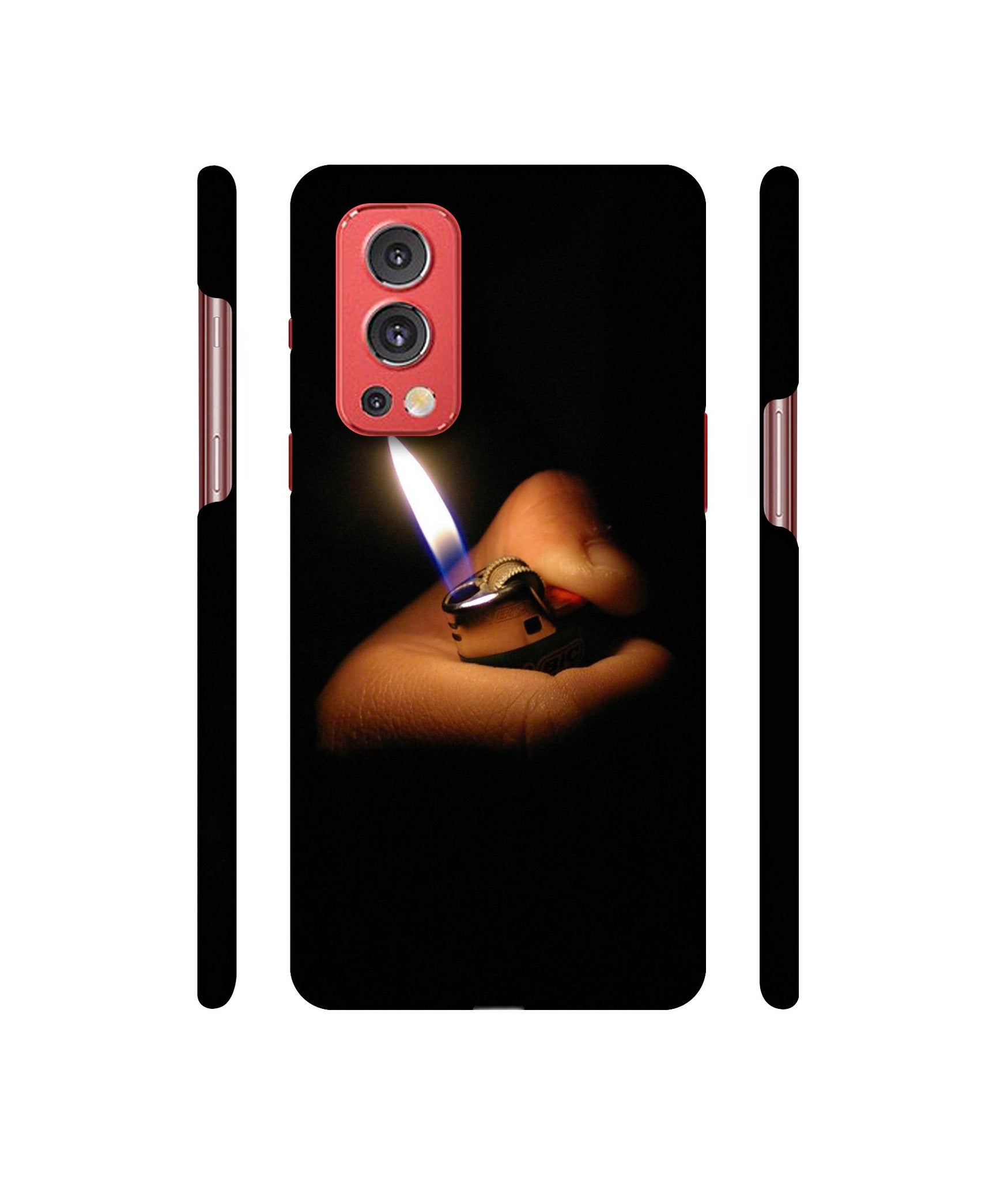 Lighter Flames Designer Hard Back Cover for OnePlus Nord2 5G