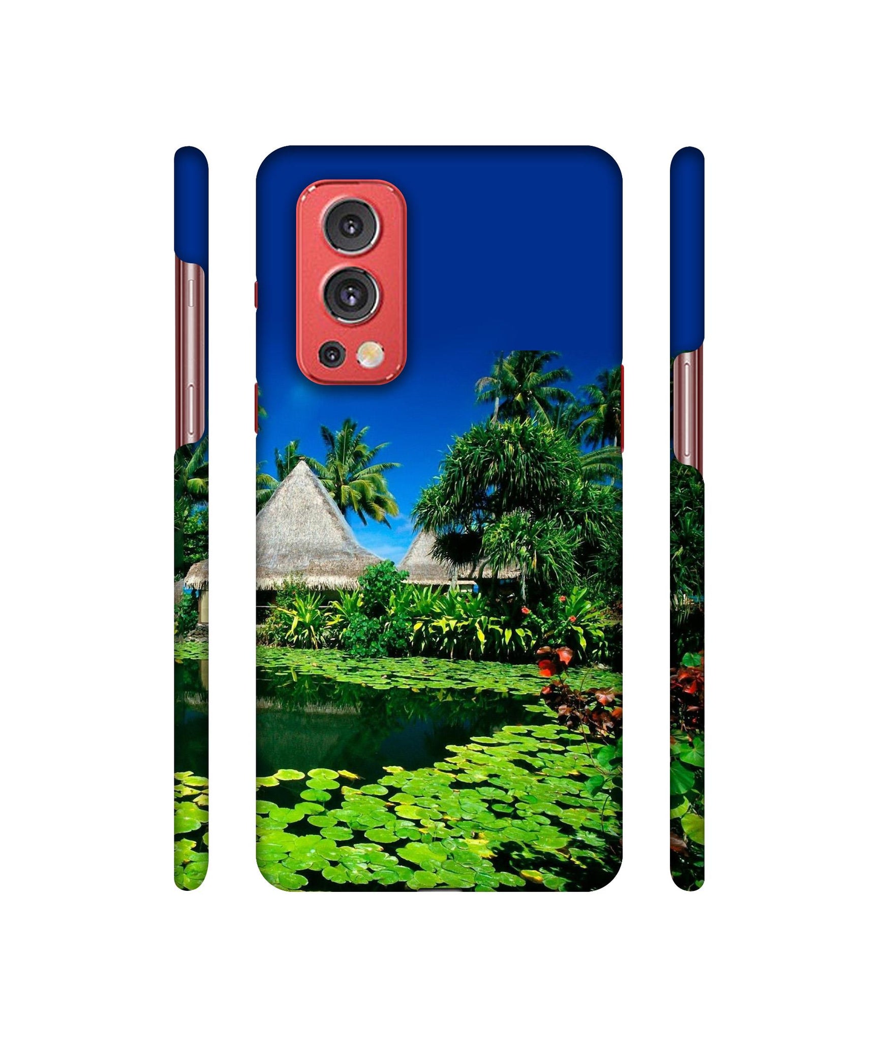 Tropics Water Designer Hard Back Cover for OnePlus Nord2 5G