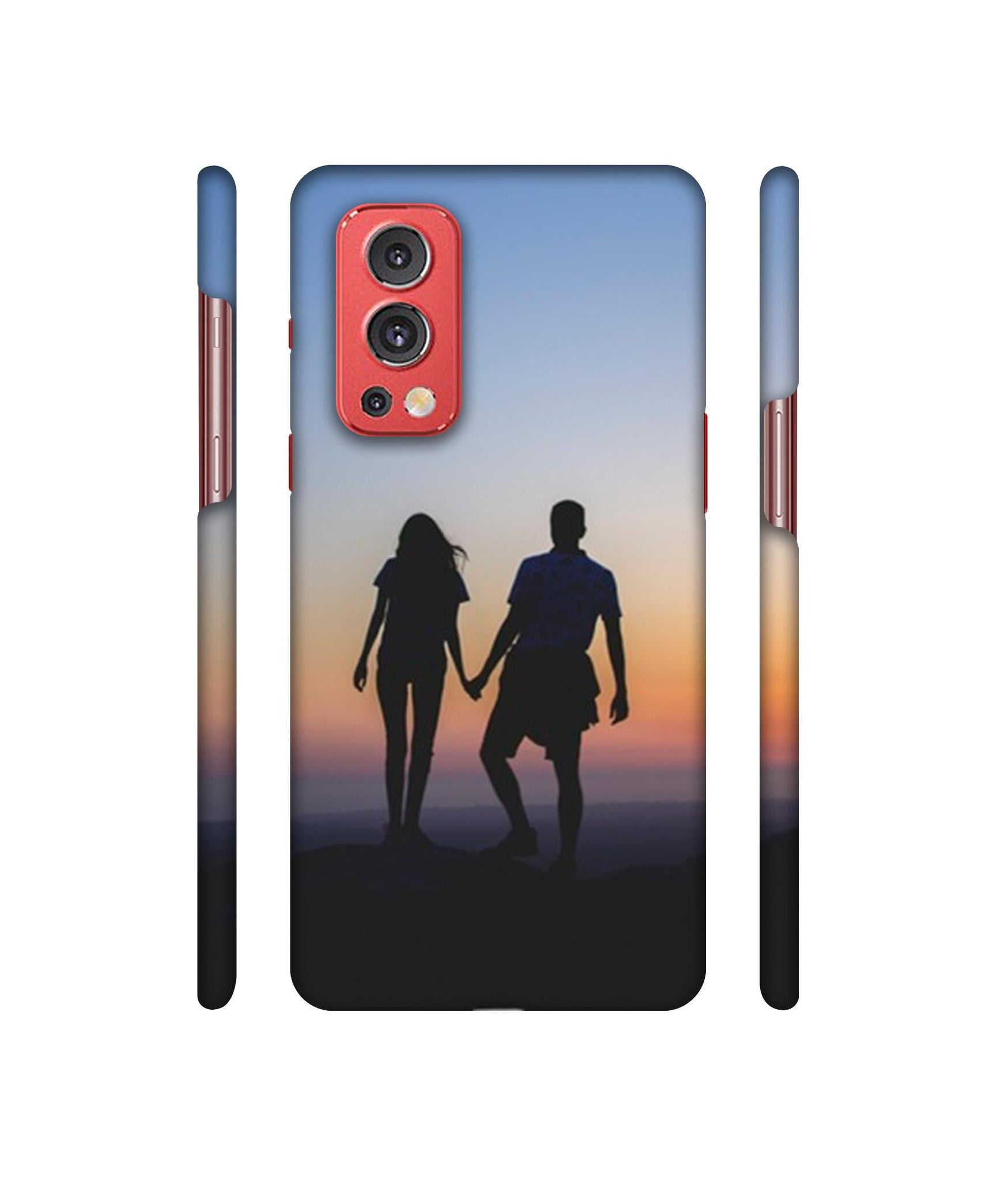 Couple On Beach Designer Hard Back Cover for OnePlus Nord2 5G