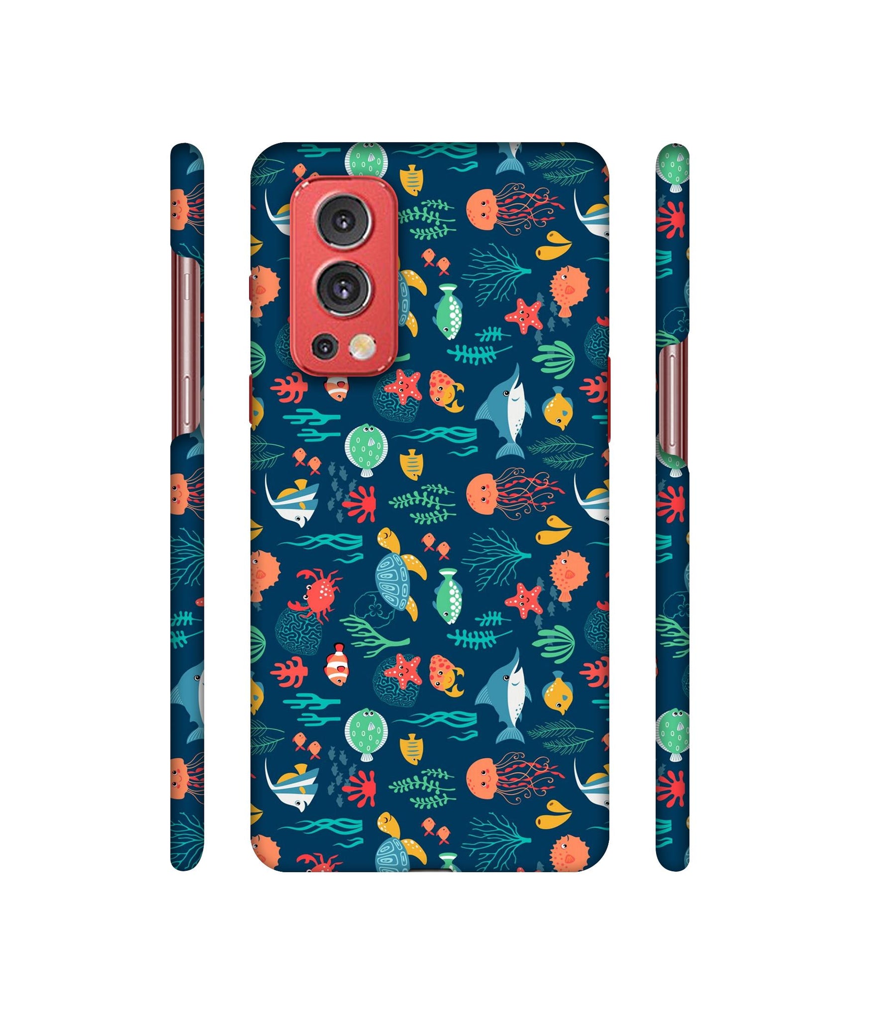 Aquarium Texture Designer Hard Back Cover for OnePlus Nord2 5G