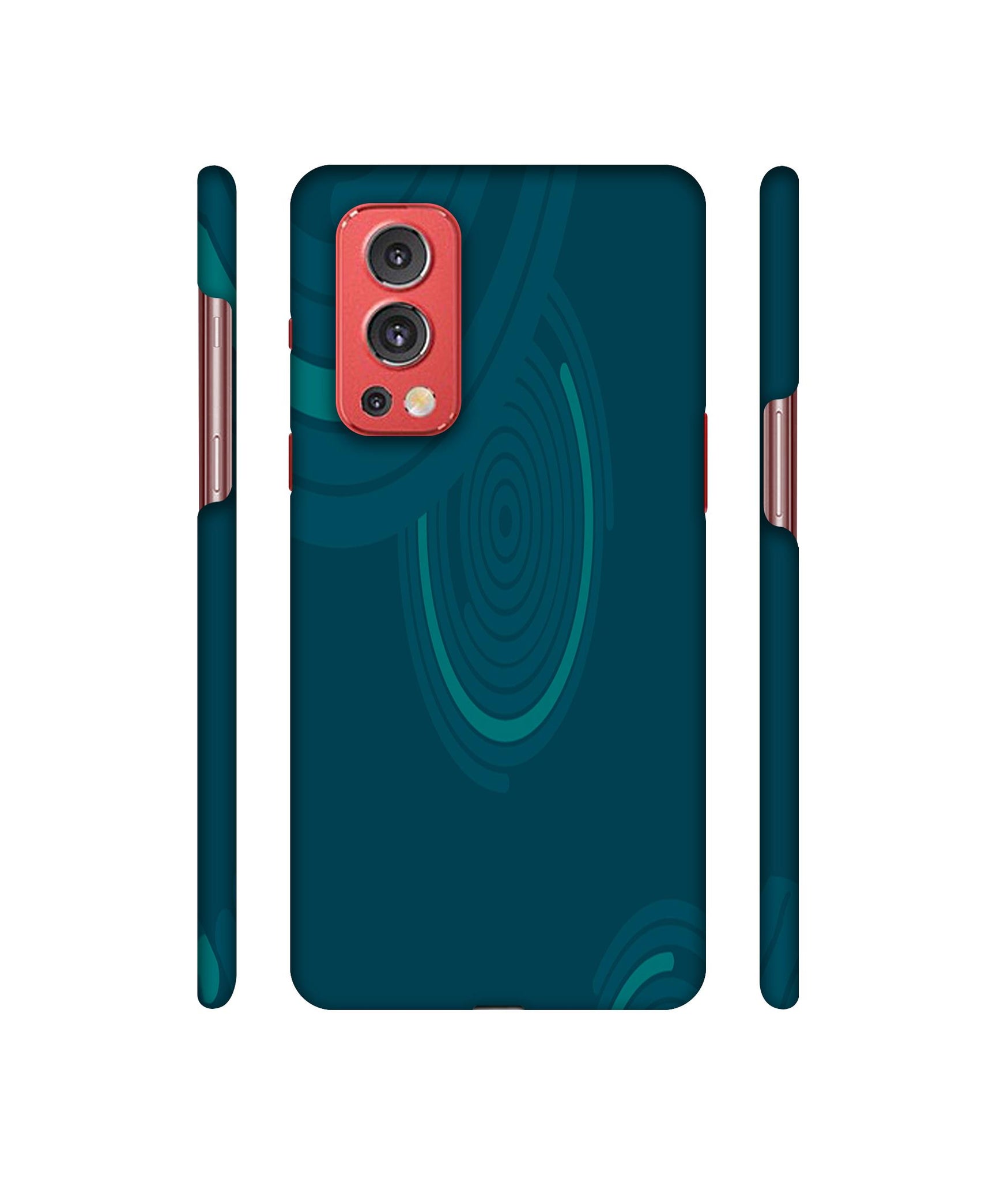 Round Texture Designer Hard Back Cover for OnePlus Nord2 5G