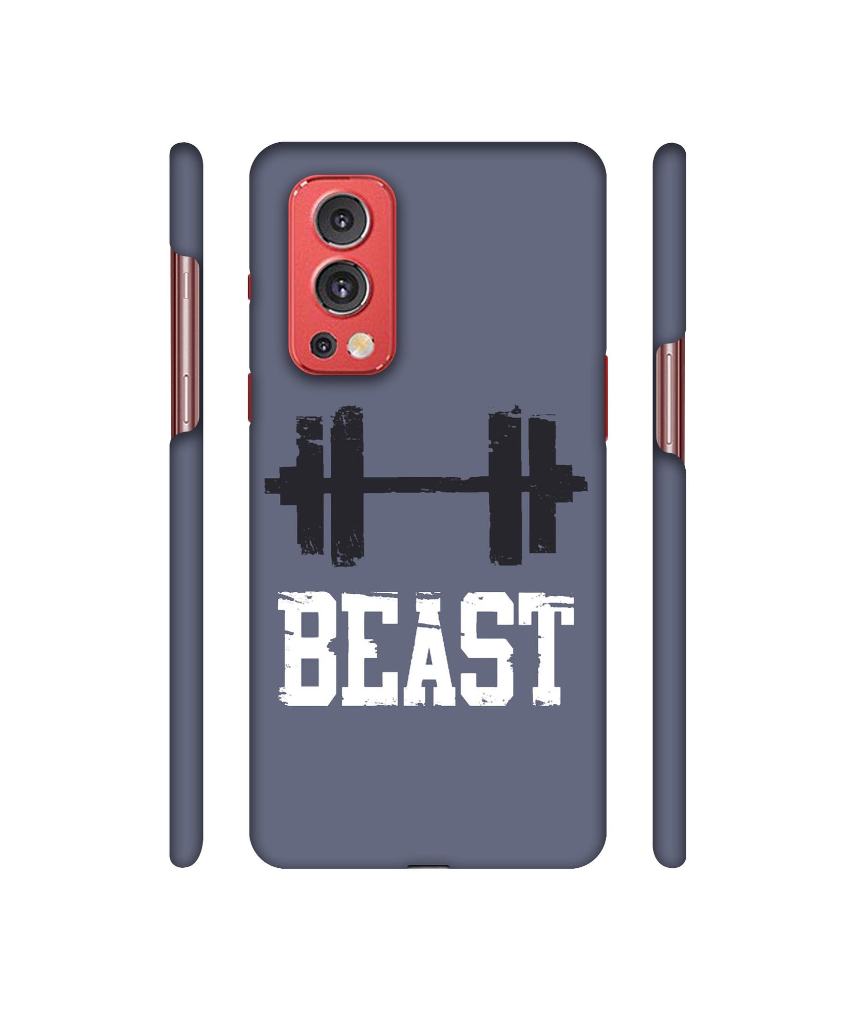 Beast Gym Designer Hard Back Cover for OnePlus Nord2 5G