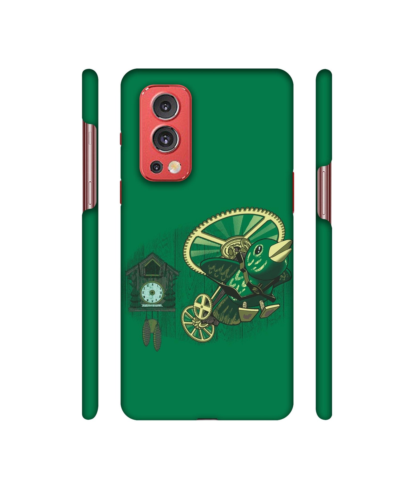 Clock Bird Designer Hard Back Cover for OnePlus Nord2 5G