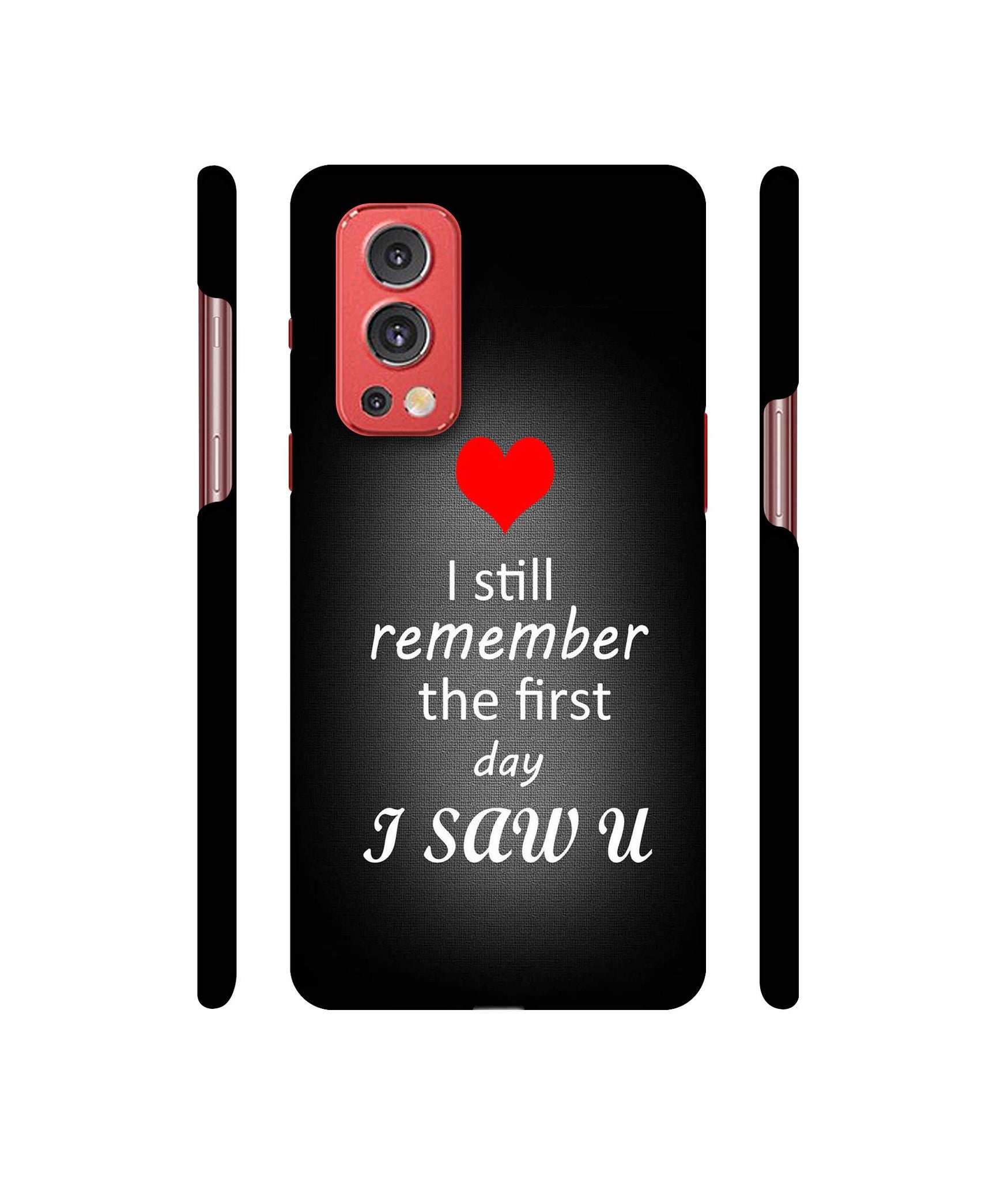 I Saw You Heart Designer Hard Back Cover for OnePlus Nord2 5G