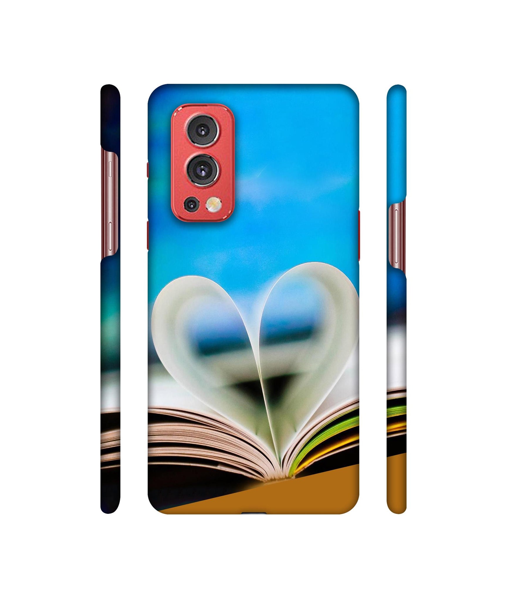 Love Book Designer Hard Back Cover for OnePlus Nord2 5G